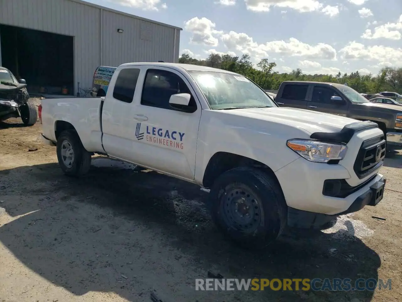 4 Photograph of a damaged car 3TYRZ5CN9NT020581 TOYOTA TACOMA 2022