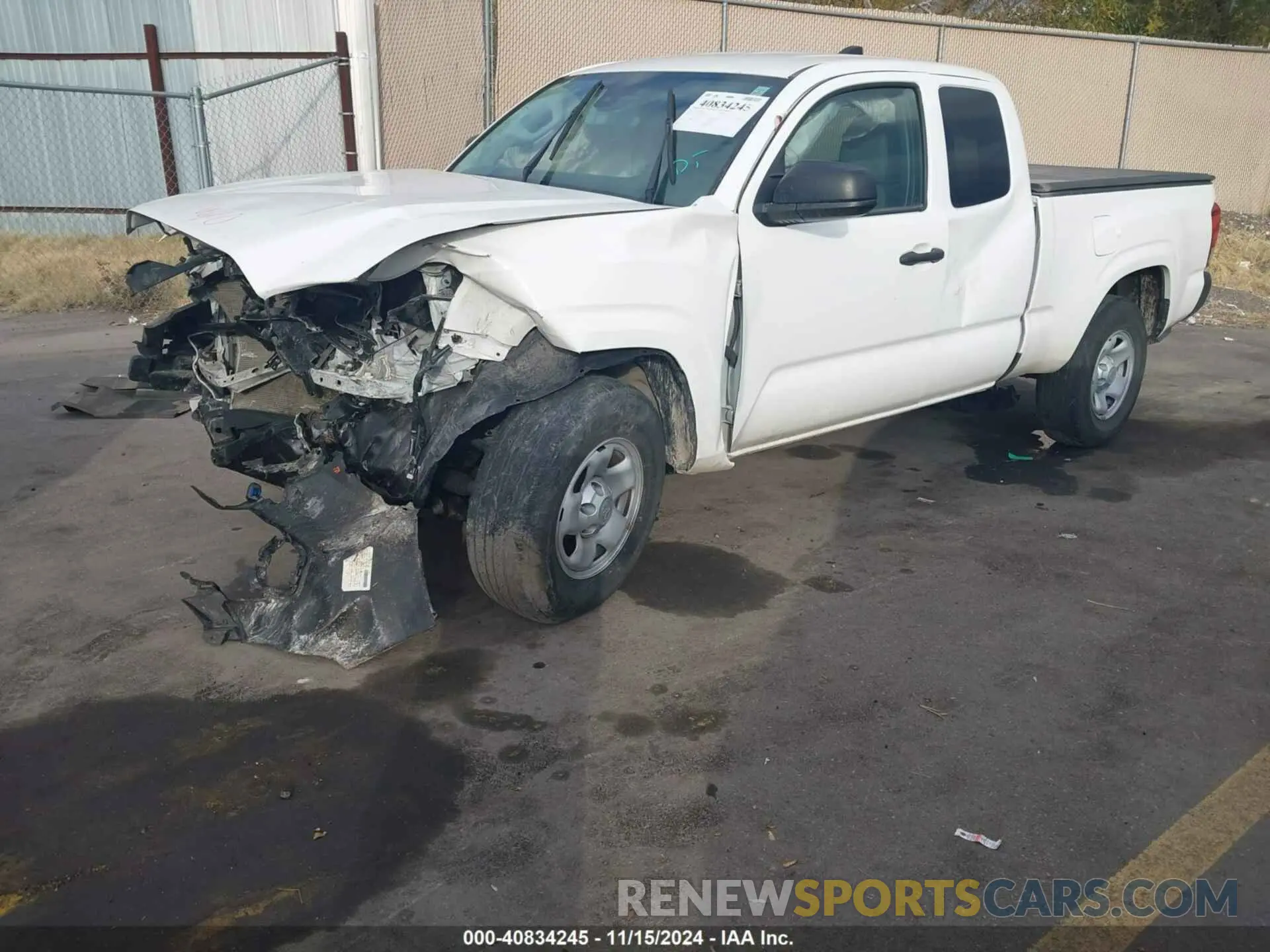 2 Photograph of a damaged car 3TYSX5EN2NT013881 TOYOTA TACOMA 2022