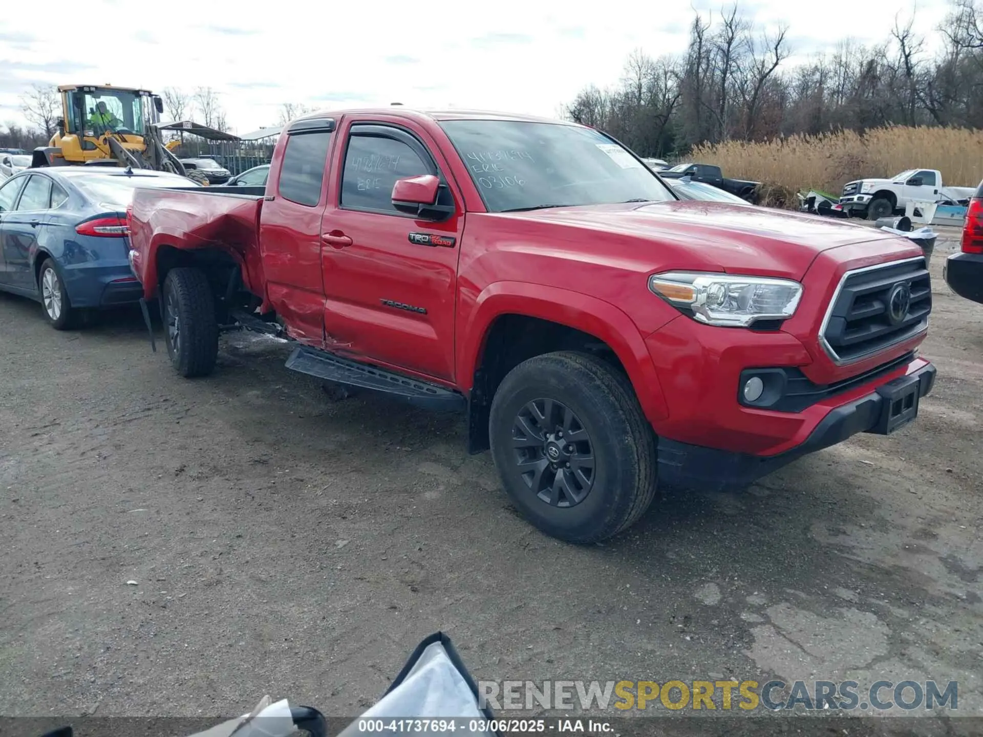1 Photograph of a damaged car 3TYSX5EN3NT014277 TOYOTA TACOMA 2022