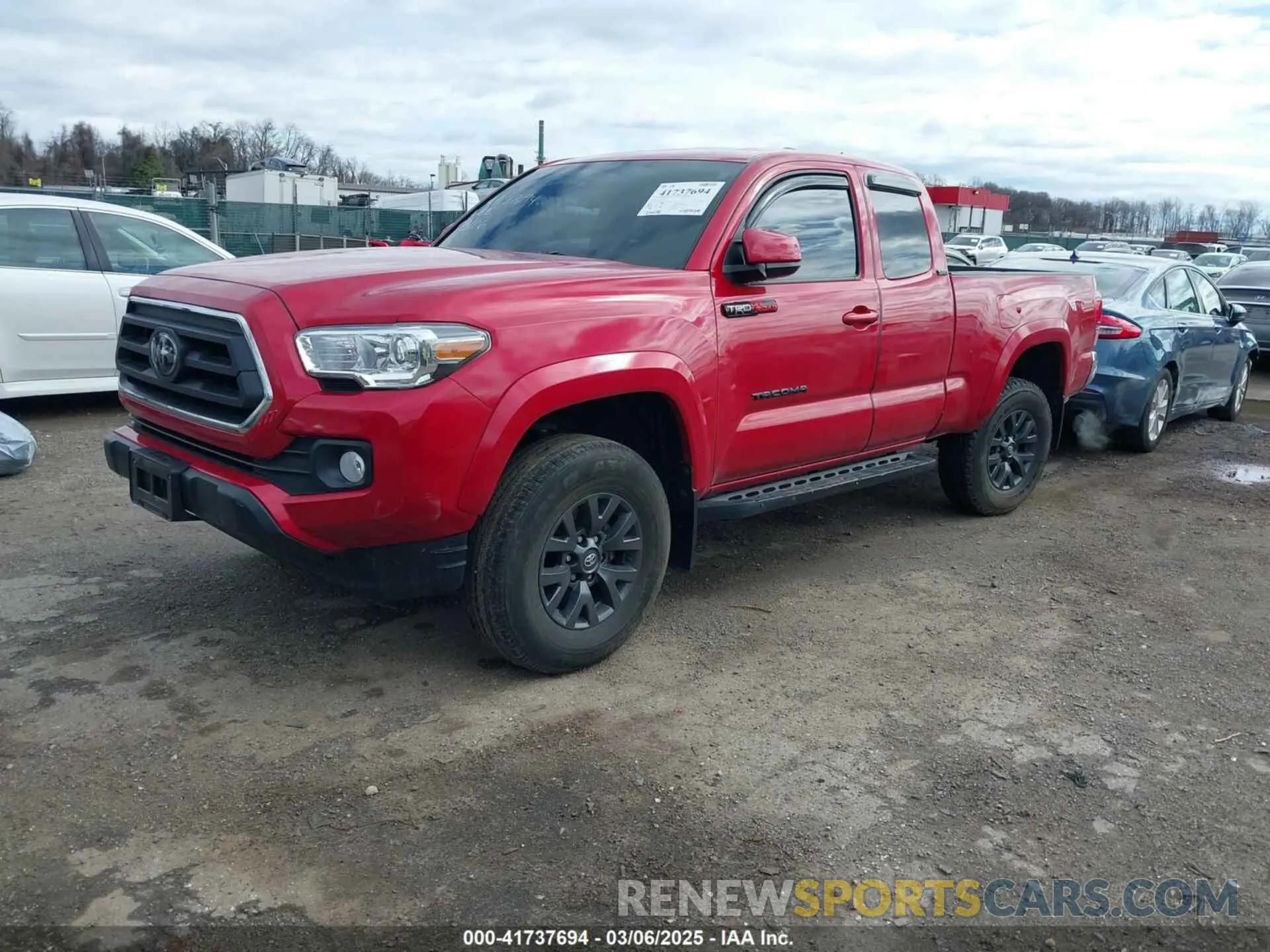 2 Photograph of a damaged car 3TYSX5EN3NT014277 TOYOTA TACOMA 2022