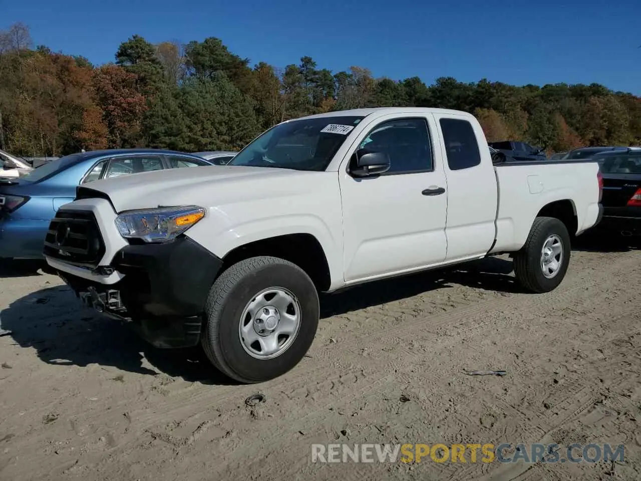 1 Photograph of a damaged car 3TYSX5EN4NT011047 TOYOTA TACOMA 2022