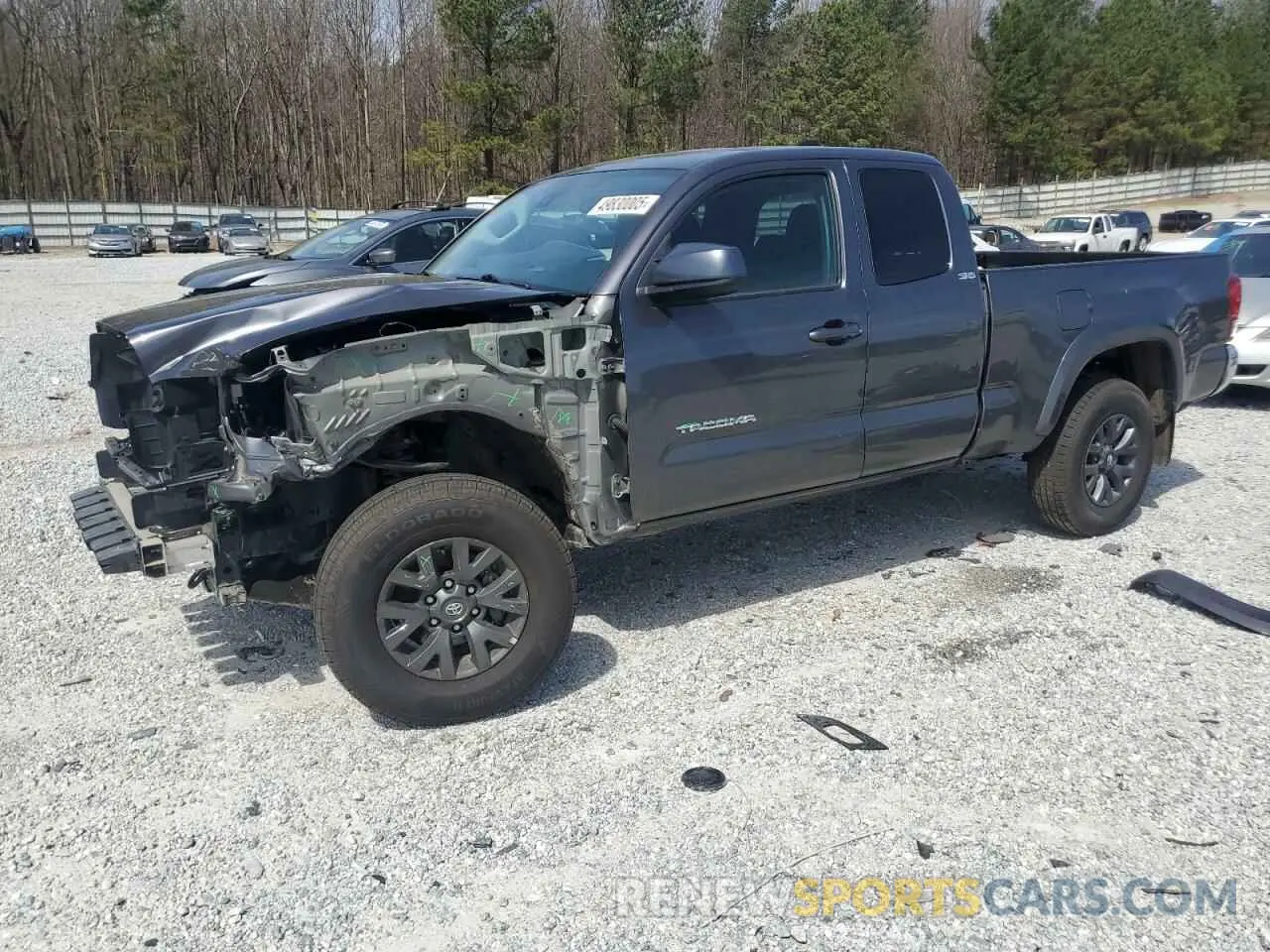 1 Photograph of a damaged car 3TYSX5EN4NT016636 TOYOTA TACOMA 2022