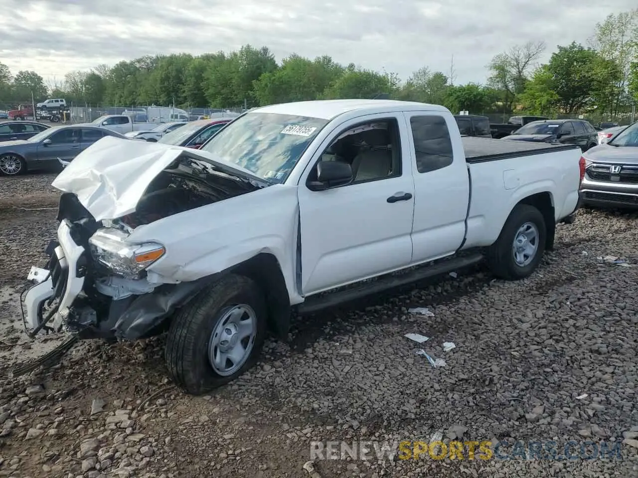 1 Photograph of a damaged car 3TYSX5EN7NT012242 TOYOTA TACOMA 2022