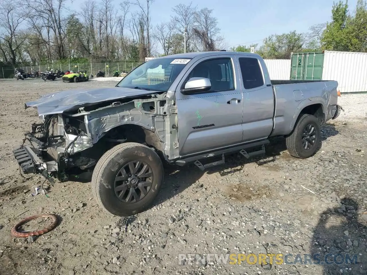 1 Photograph of a damaged car 3TYSX5EN7NT013357 TOYOTA TACOMA 2022