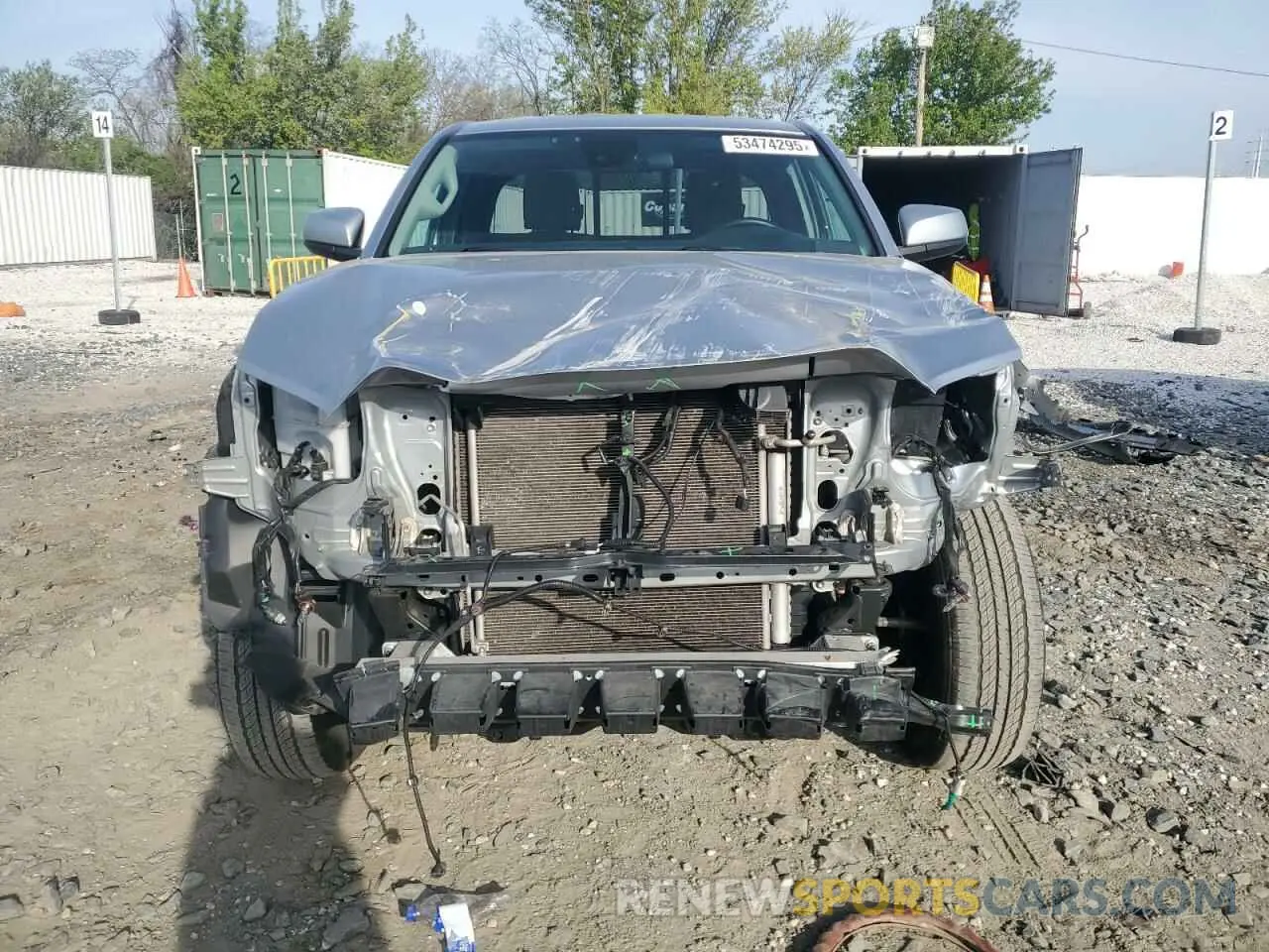 5 Photograph of a damaged car 3TYSX5EN7NT013357 TOYOTA TACOMA 2022