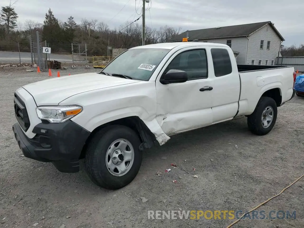 1 Photograph of a damaged car 3TYSX5ENXNT010890 TOYOTA TACOMA 2022