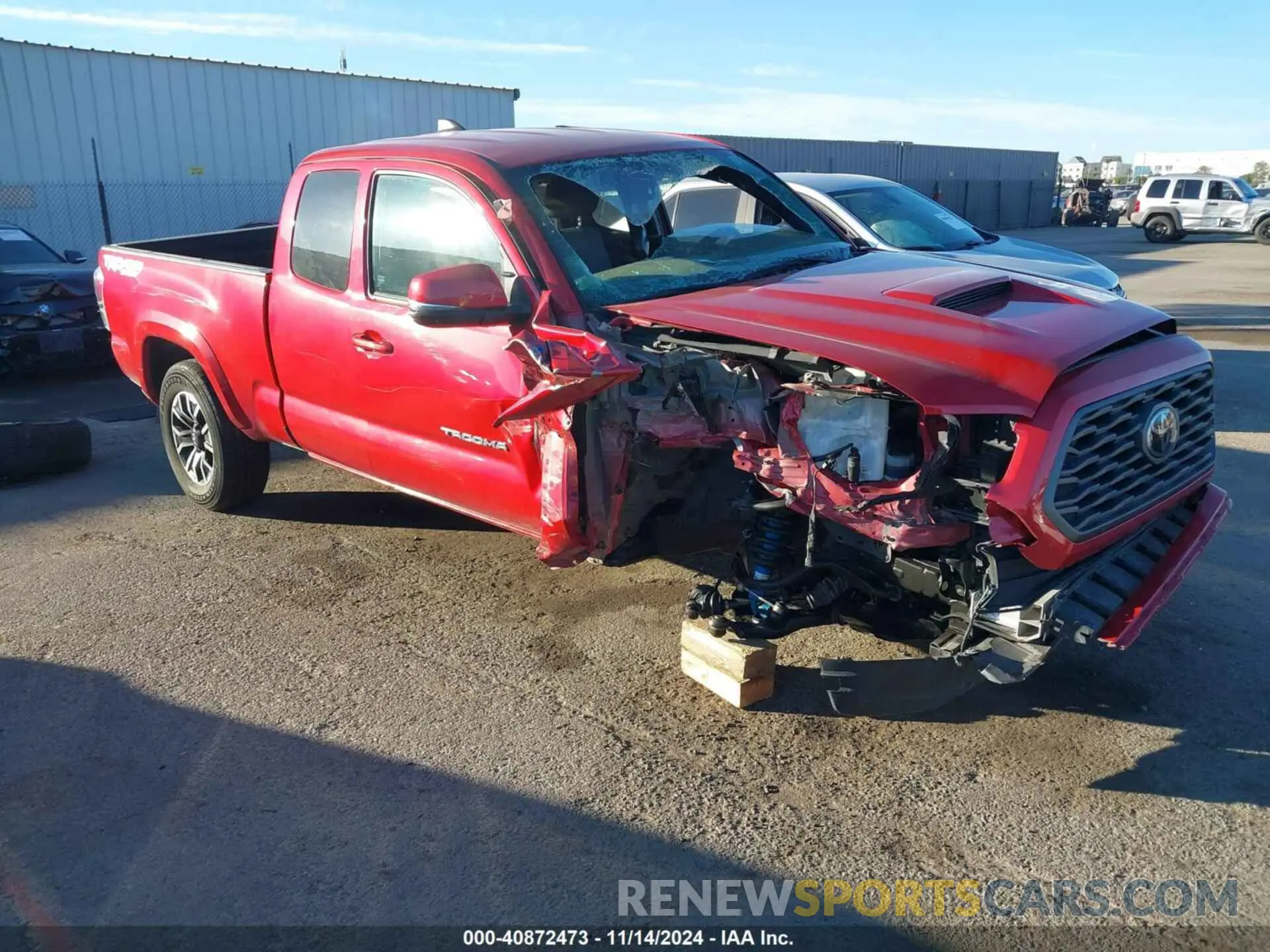 1 Photograph of a damaged car 3TYSZ5AN2NT074373 TOYOTA TACOMA 2022