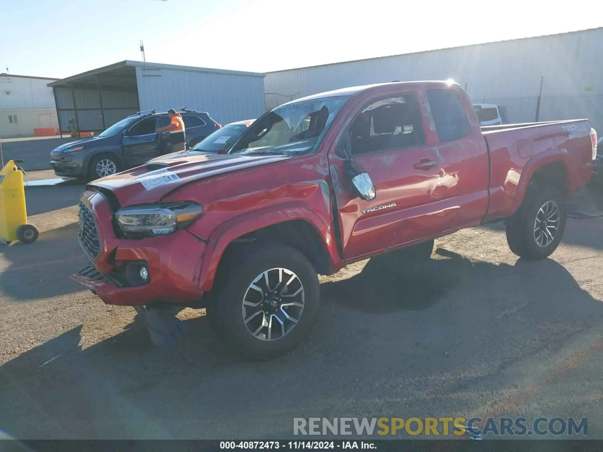2 Photograph of a damaged car 3TYSZ5AN2NT074373 TOYOTA TACOMA 2022