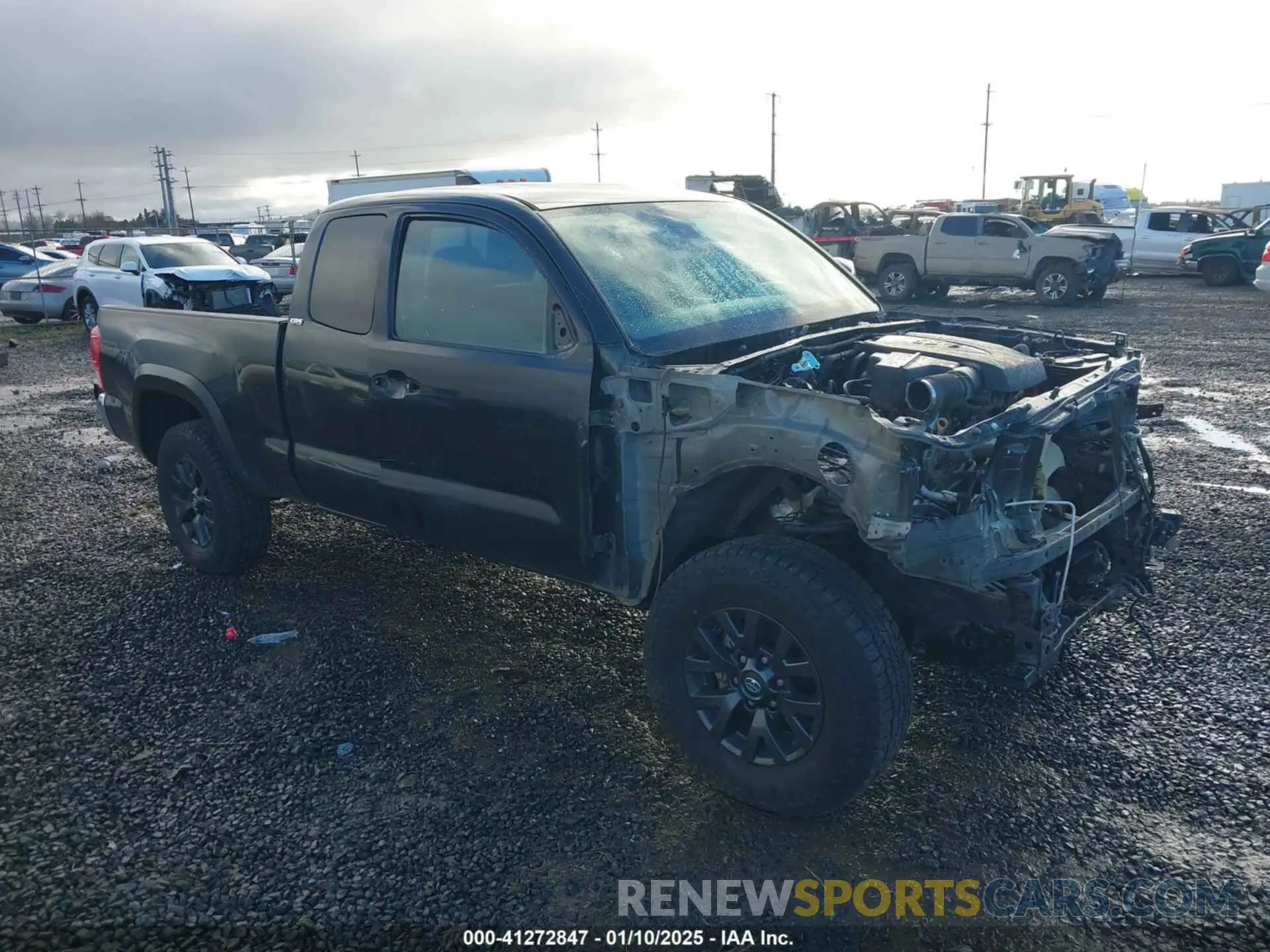 1 Photograph of a damaged car 3TYSZ5AN3NT076472 TOYOTA TACOMA 2022