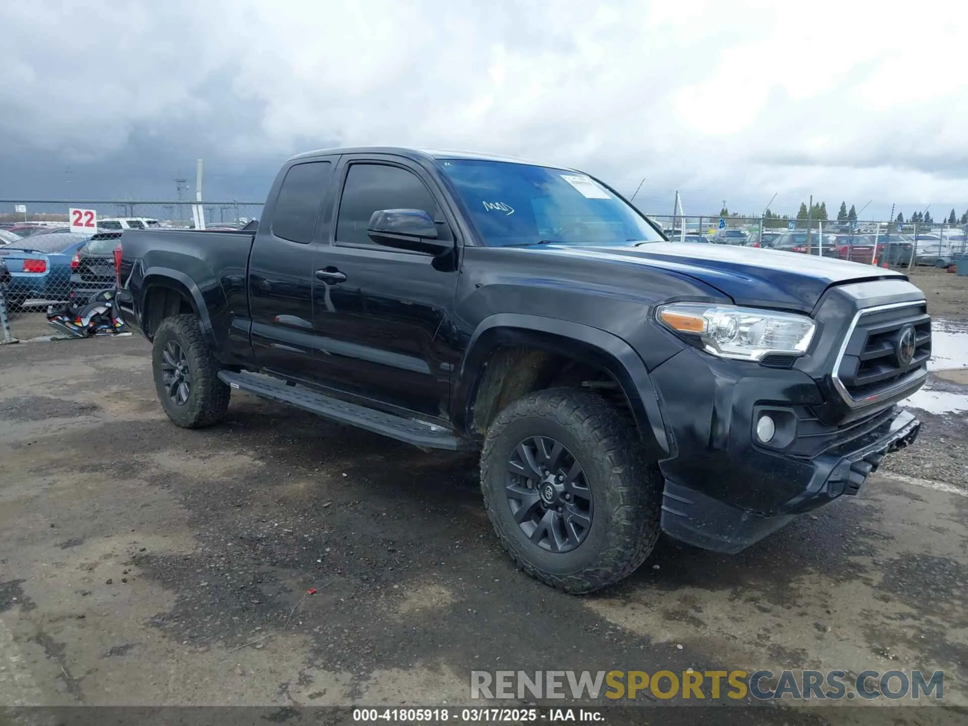 1 Photograph of a damaged car 3TYSZ5AN4NT081146 TOYOTA TACOMA 2022