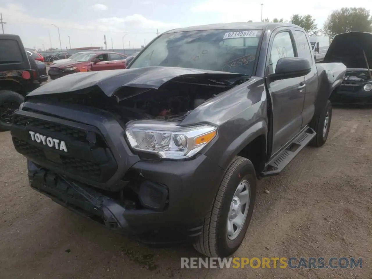 2 Photograph of a damaged car 3TYSZ5AN9NT085323 TOYOTA TACOMA 2022