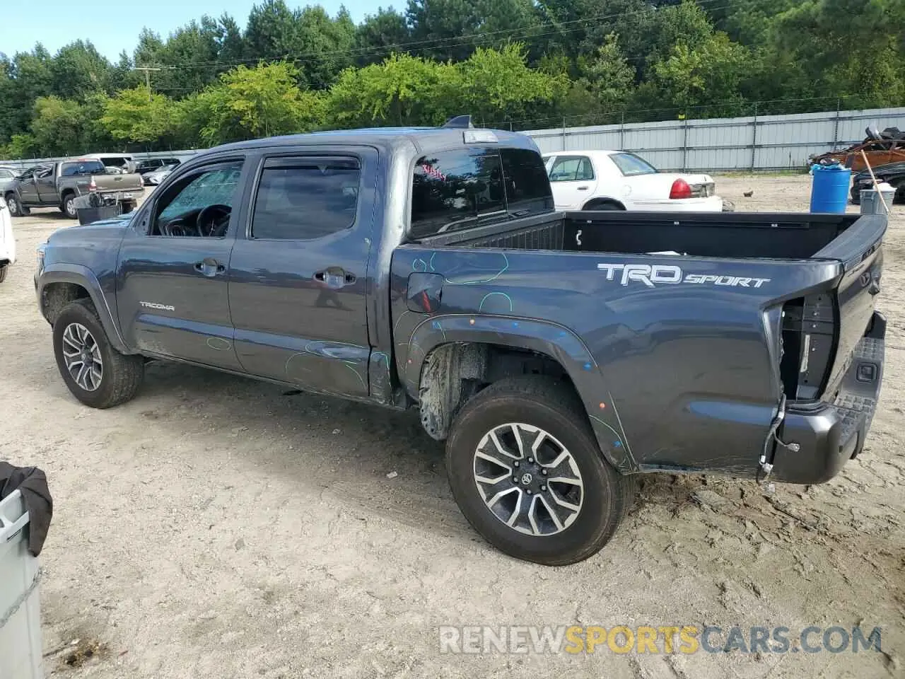 2 Photograph of a damaged car 3TMAZ5CN4PM209389 TOYOTA TACOMA 2023