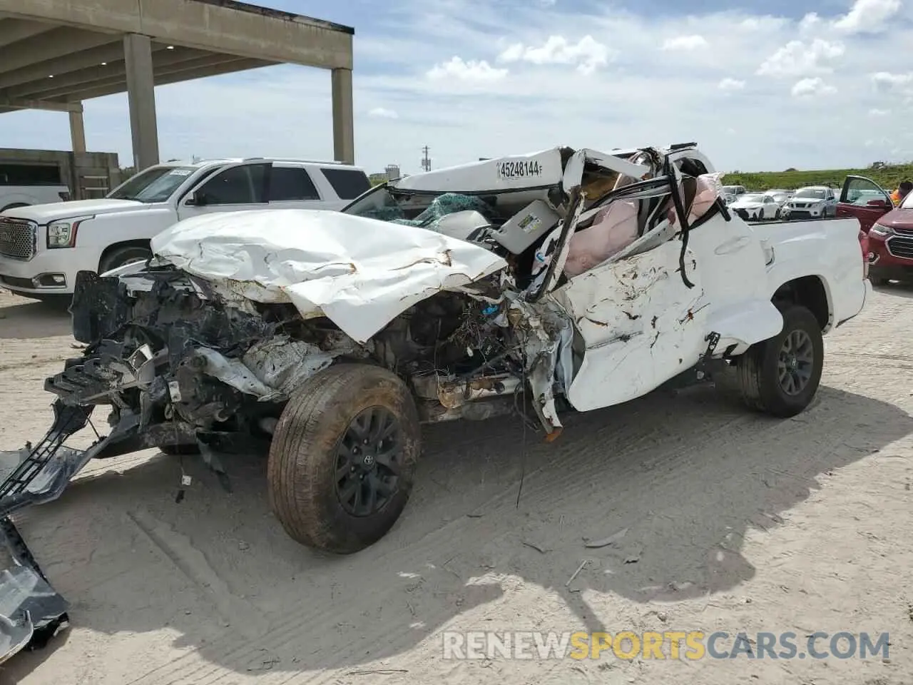 1 Photograph of a damaged car 3TMAZ5CN4PM214575 TOYOTA TACOMA 2023