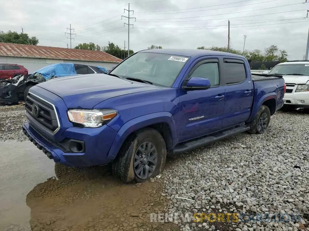 1 Photograph of a damaged car 3TMAZ5CN9PM203507 TOYOTA TACOMA 2023