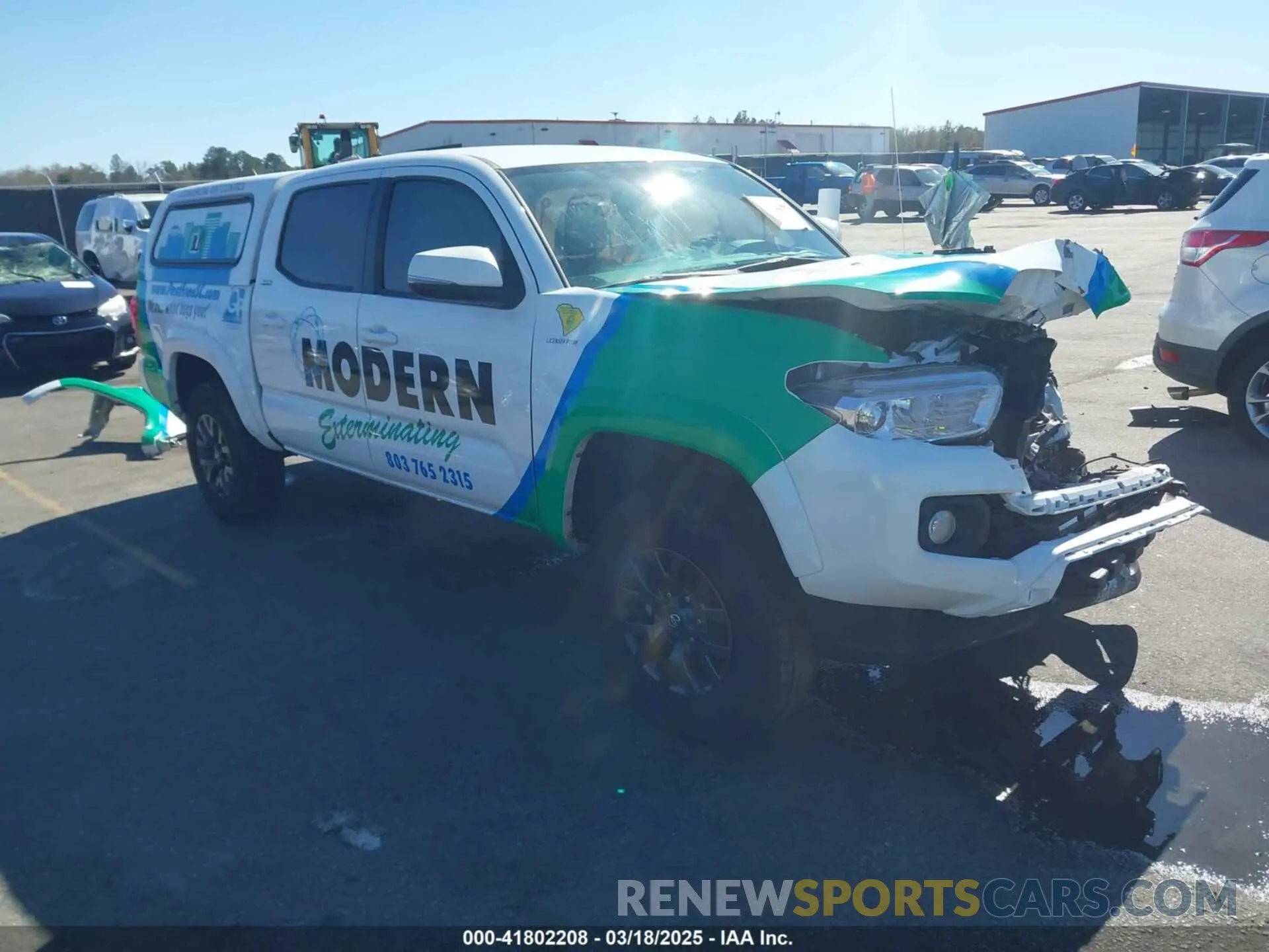 1 Photograph of a damaged car 3TMAZ5CN9PM218685 TOYOTA TACOMA 2023