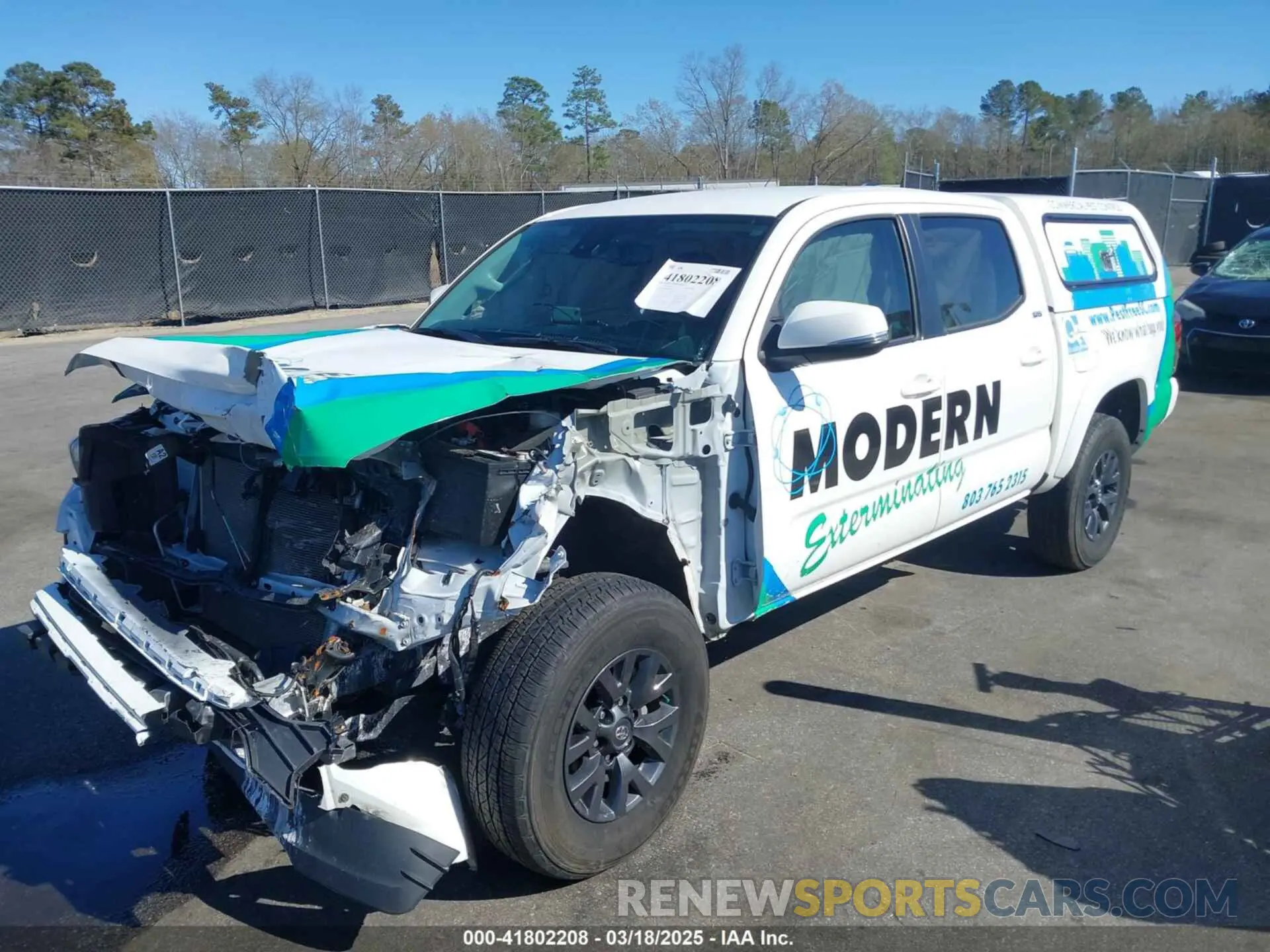 2 Photograph of a damaged car 3TMAZ5CN9PM218685 TOYOTA TACOMA 2023