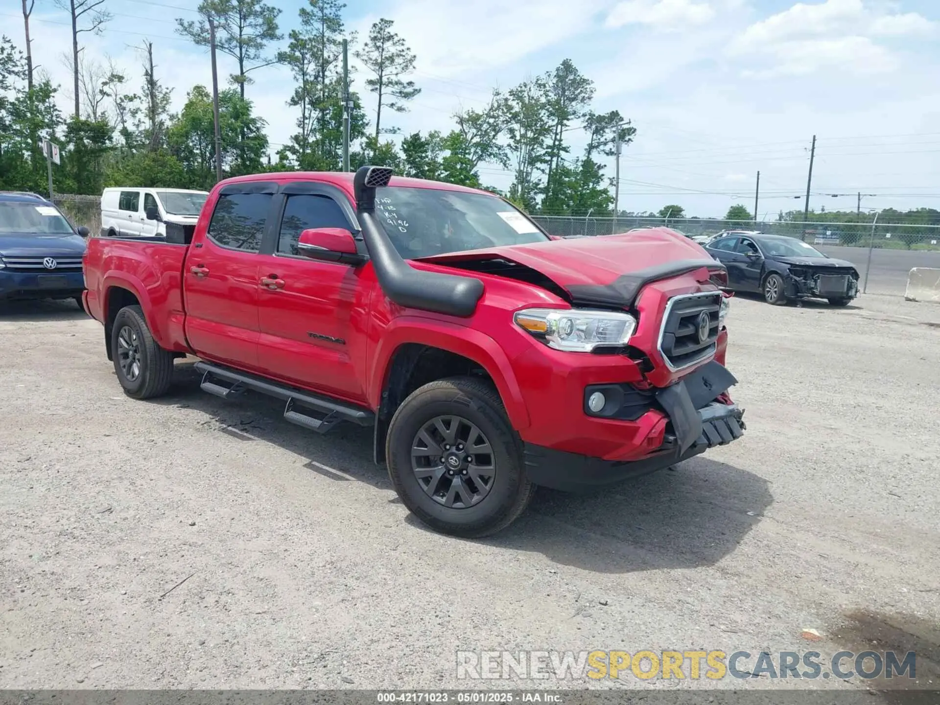 1 Photograph of a damaged car 3TMBZ5DN4PM039196 TOYOTA TACOMA 2023