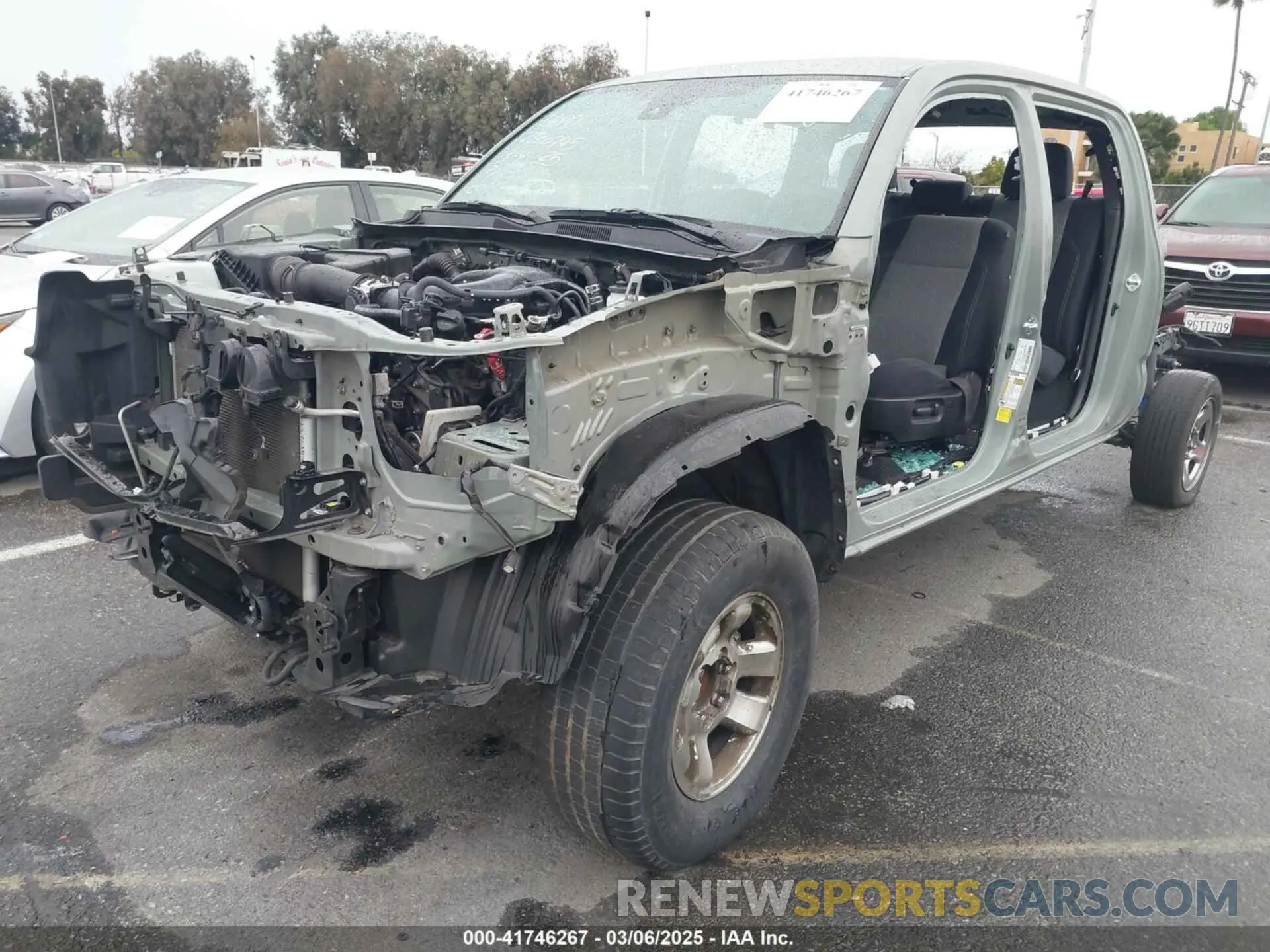 2 Photograph of a damaged car 3TMBZ5DN6PM037871 TOYOTA TACOMA 2023