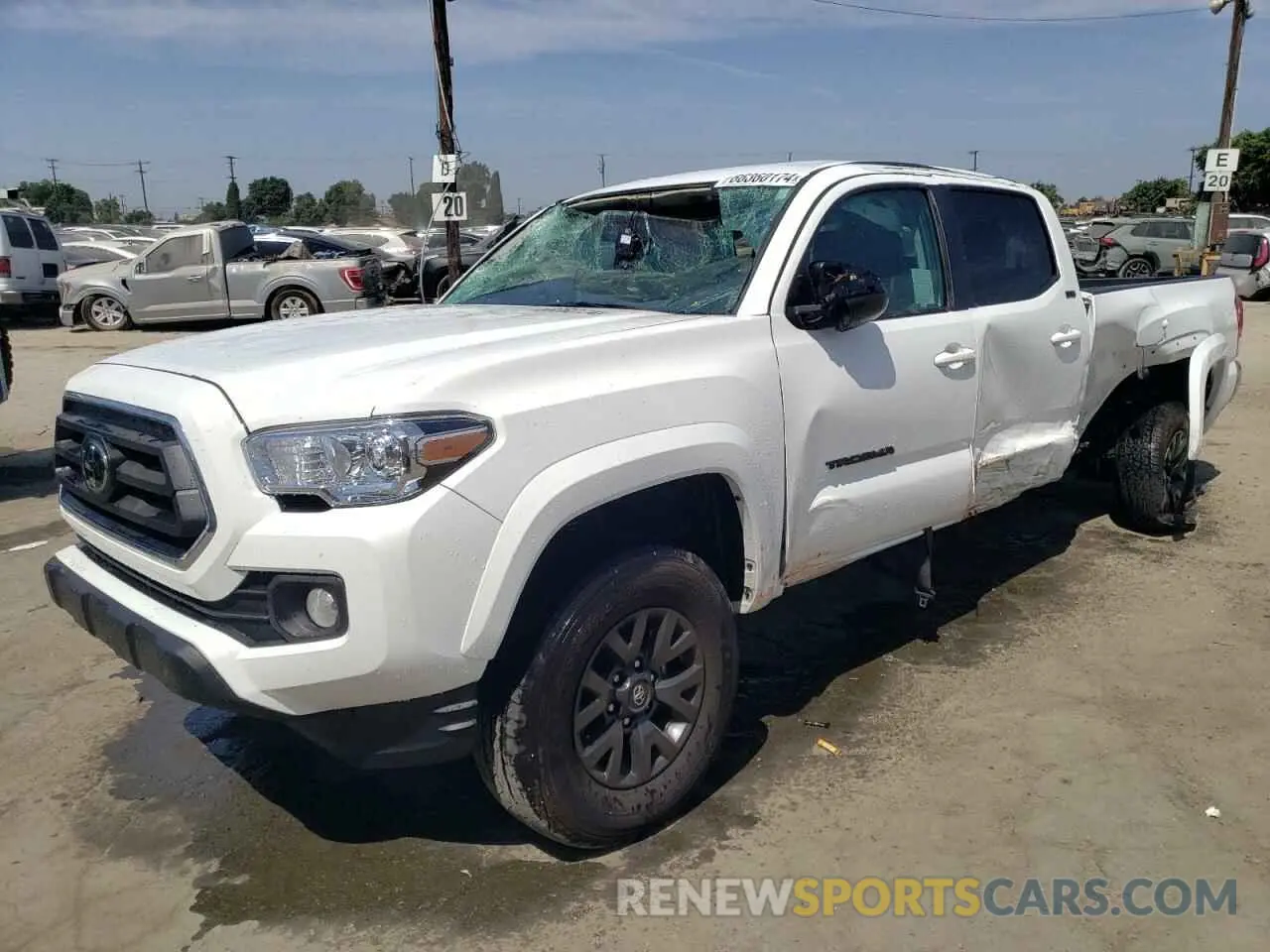 1 Photograph of a damaged car 3TMBZ5DN6PM039877 TOYOTA TACOMA 2023