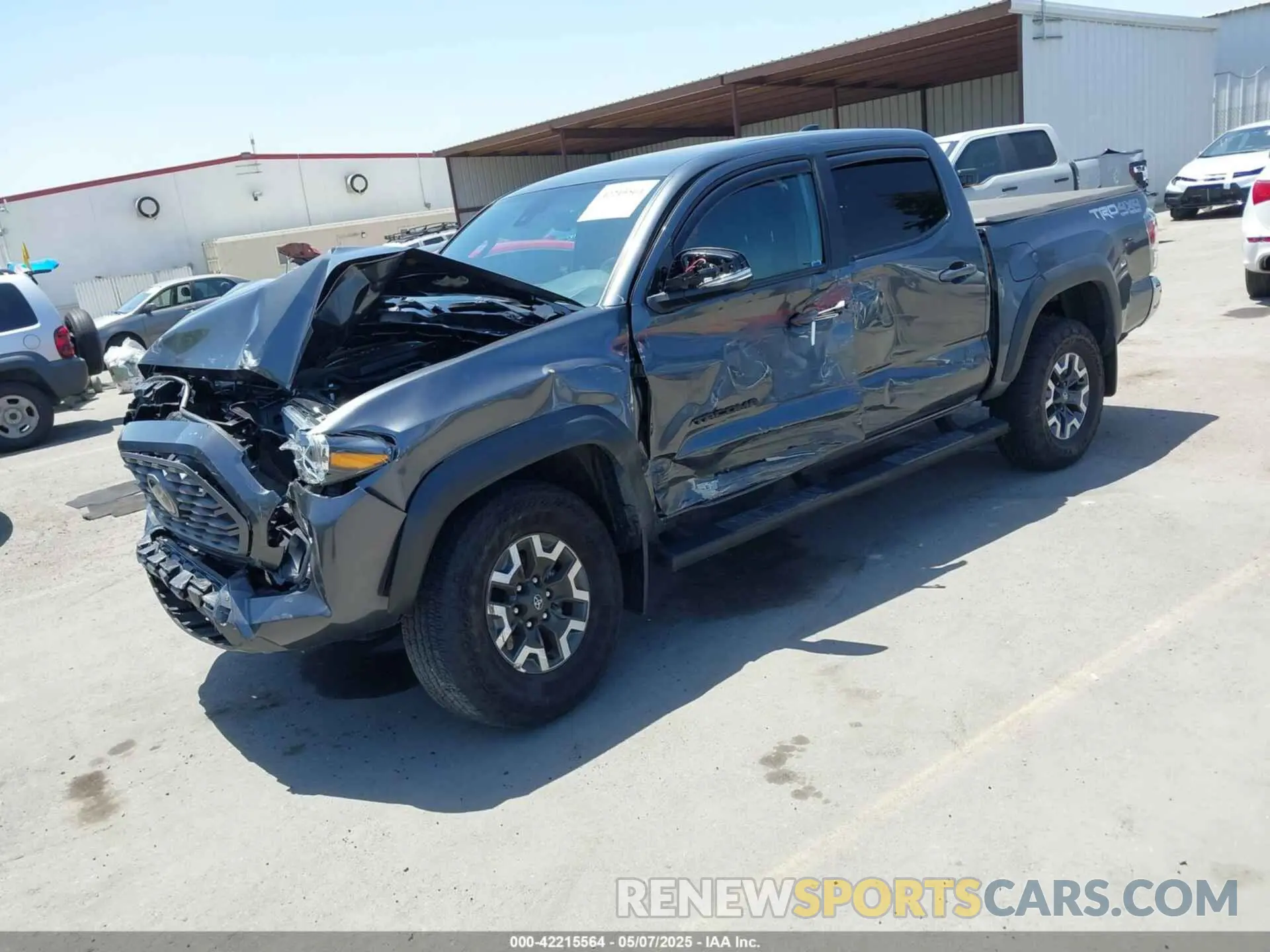 2 Photograph of a damaged car 3TMCZ5AN0PM637083 TOYOTA TACOMA 2023