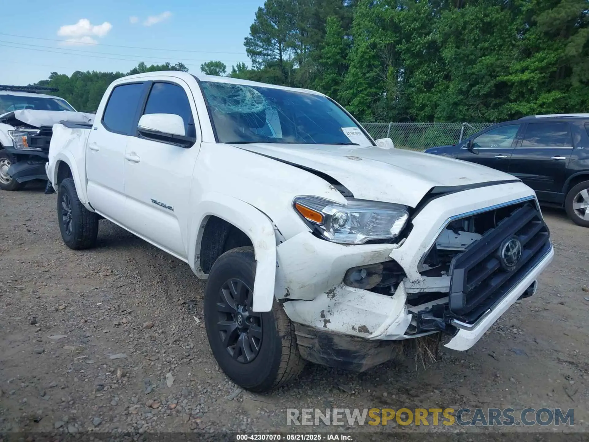 1 Photograph of a damaged car 3TMCZ5AN1PM580022 TOYOTA TACOMA 2023
