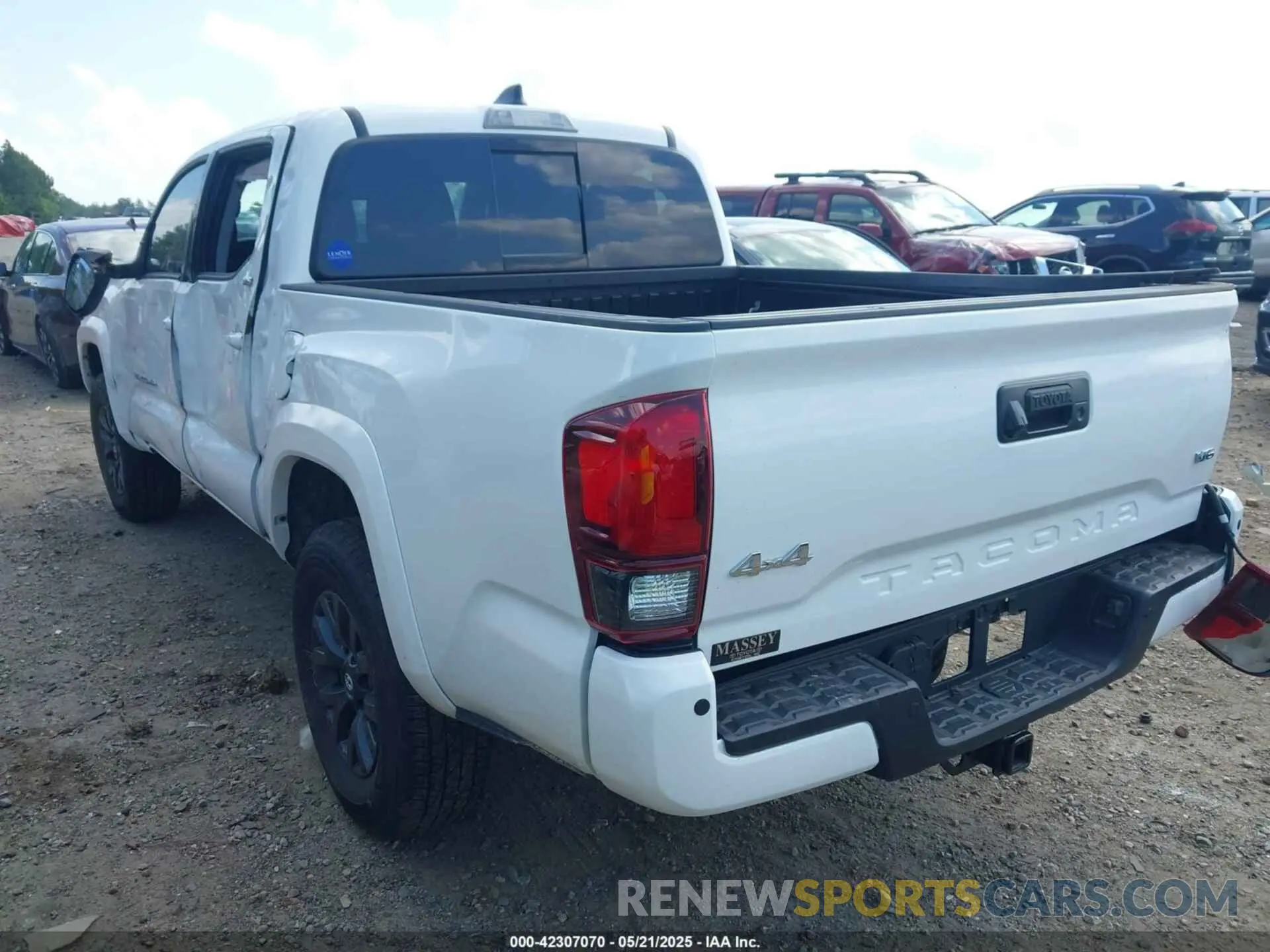 3 Photograph of a damaged car 3TMCZ5AN1PM580022 TOYOTA TACOMA 2023