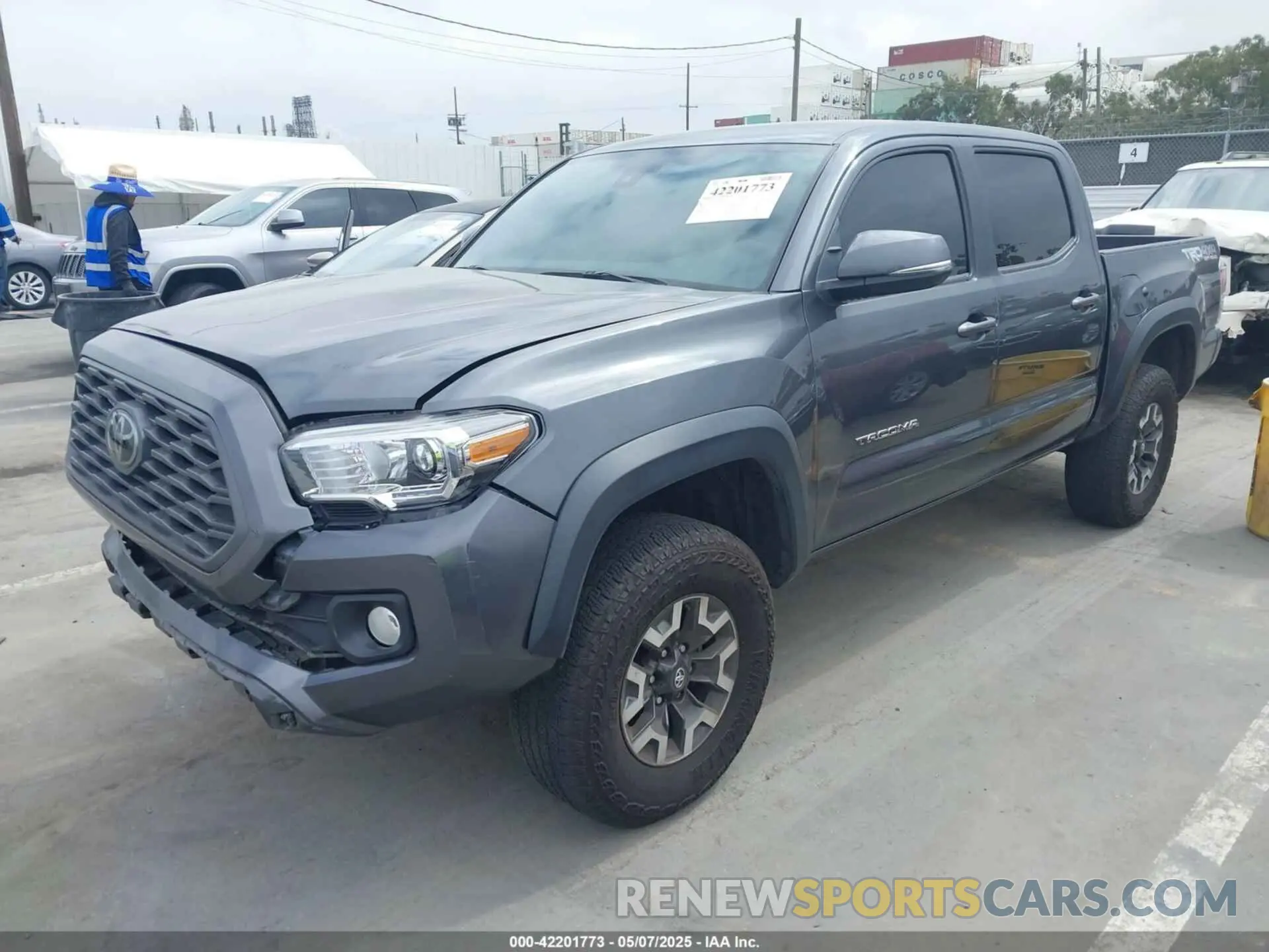 2 Photograph of a damaged car 3TMCZ5AN1PM601516 TOYOTA TACOMA 2023