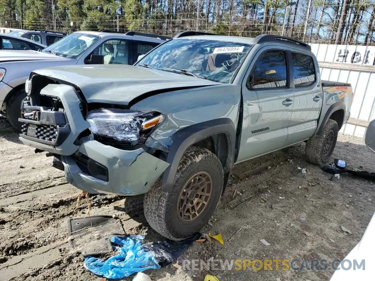 1 Photograph of a damaged car 3TMCZ5AN1PM613777 TOYOTA TACOMA 2023