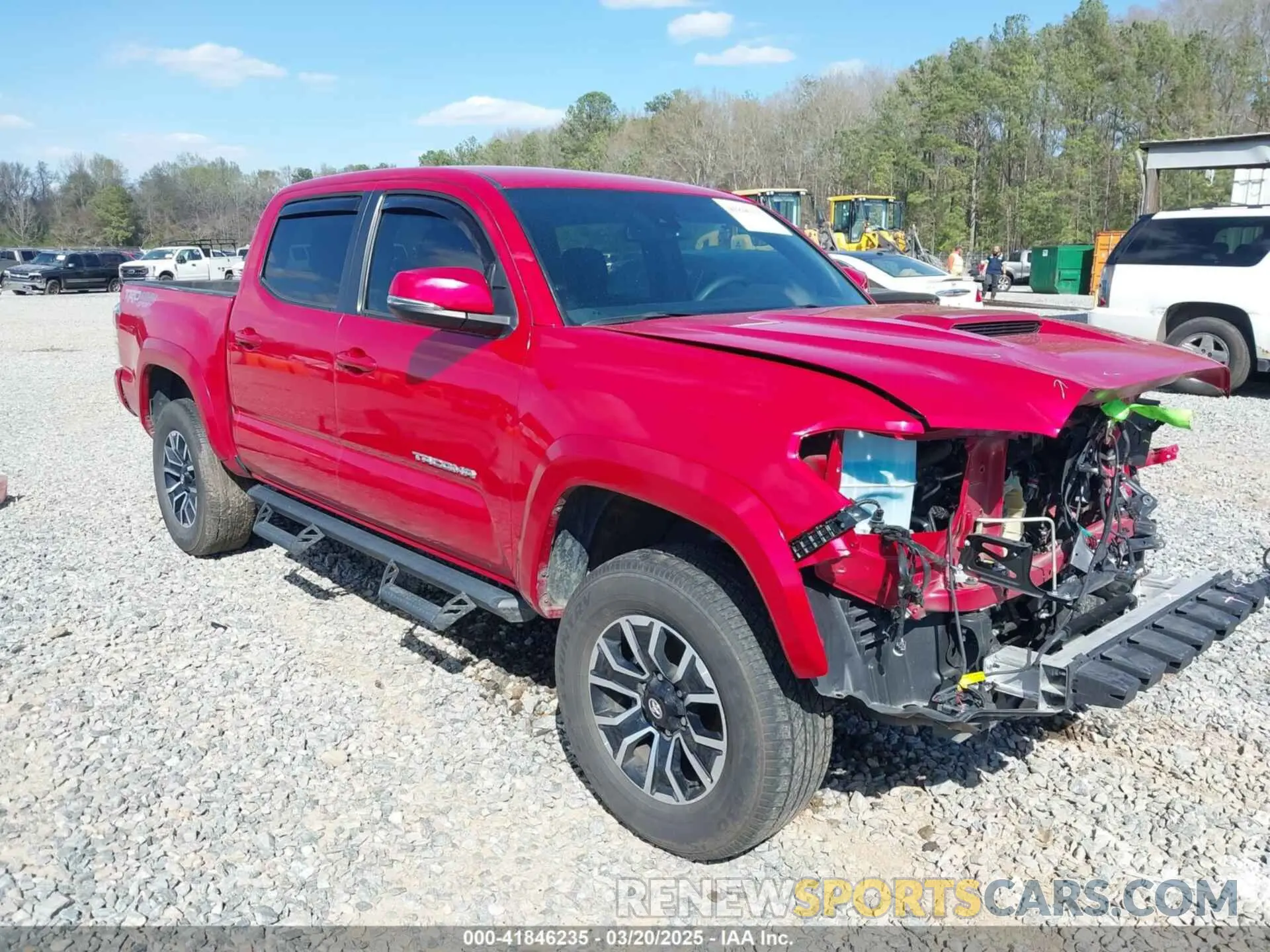 1 Photograph of a damaged car 3TMCZ5AN1PM623709 TOYOTA TACOMA 2023
