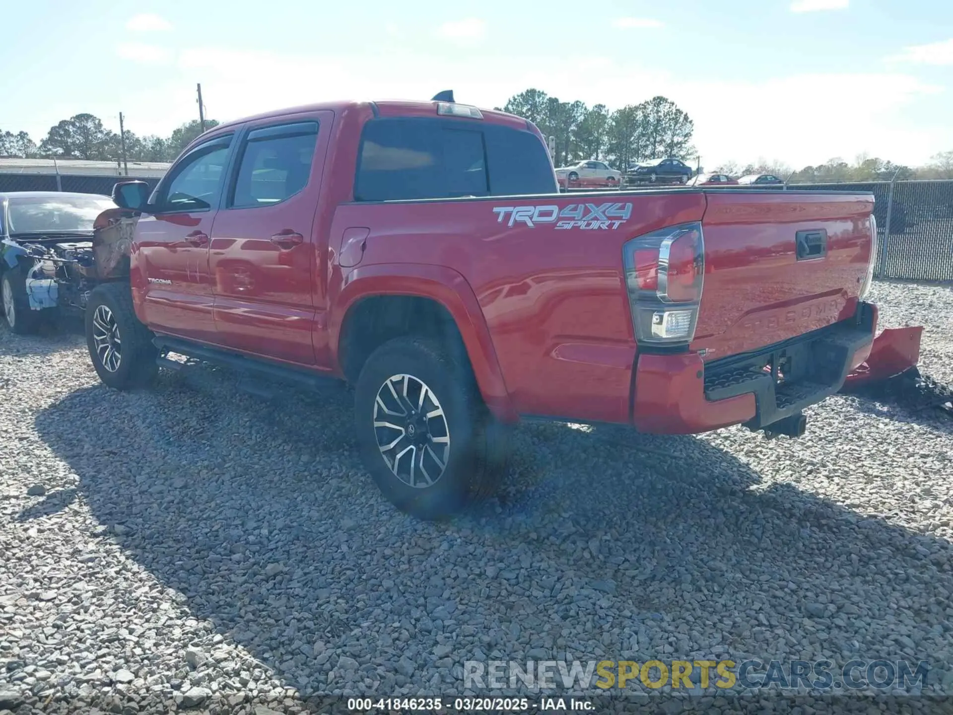 3 Photograph of a damaged car 3TMCZ5AN1PM623709 TOYOTA TACOMA 2023