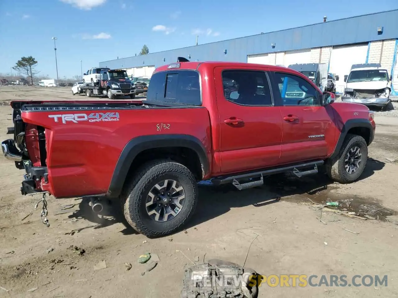 3 Photograph of a damaged car 3TMCZ5AN2PM534893 TOYOTA TACOMA 2023
