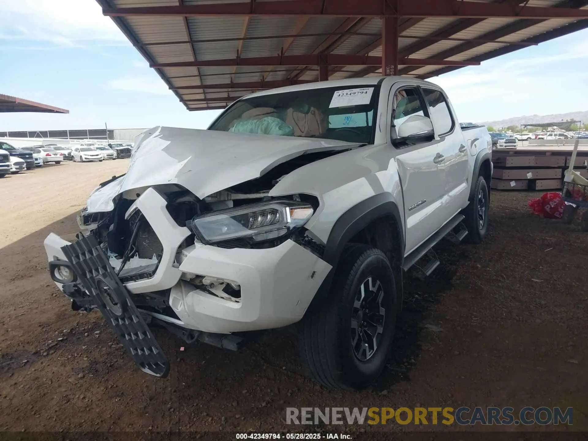 2 Photograph of a damaged car 3TMCZ5AN2PM536191 TOYOTA TACOMA 2023