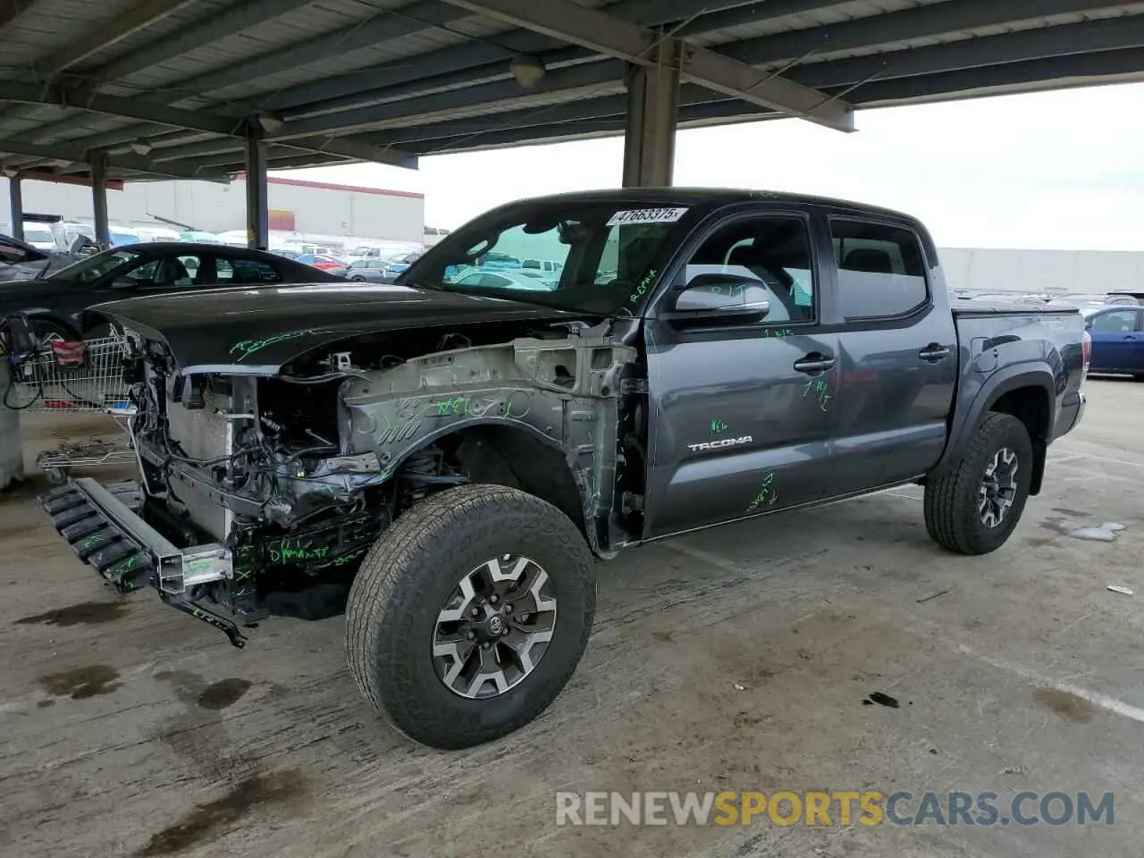 1 Photograph of a damaged car 3TMCZ5AN4PM629181 TOYOTA TACOMA 2023