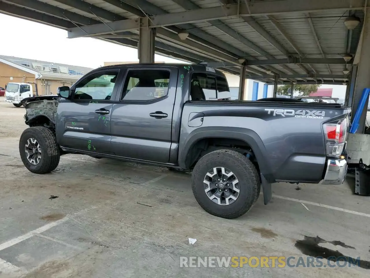 2 Photograph of a damaged car 3TMCZ5AN4PM629181 TOYOTA TACOMA 2023
