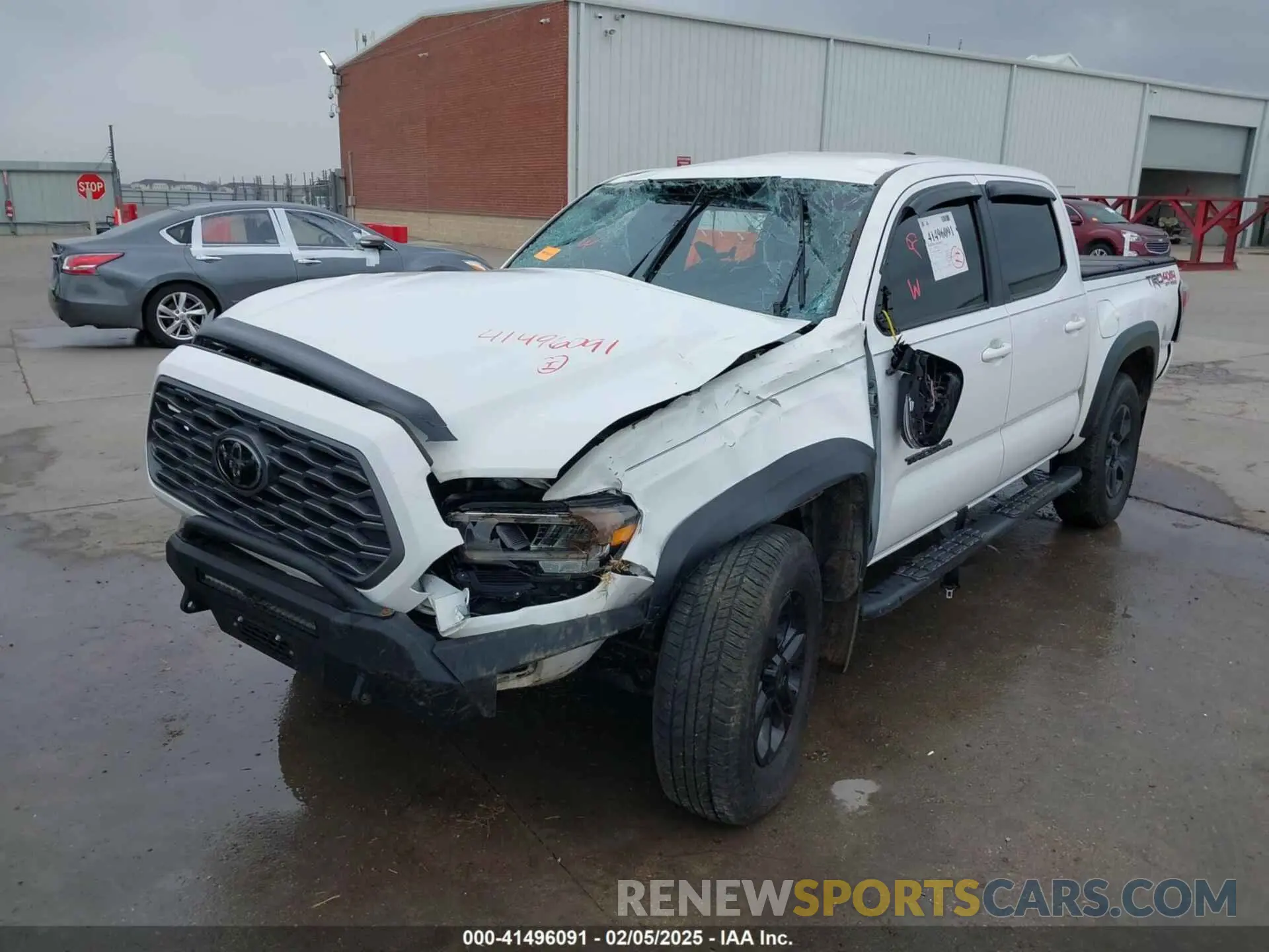 2 Photograph of a damaged car 3TMCZ5AN6PM586608 TOYOTA TACOMA 2023