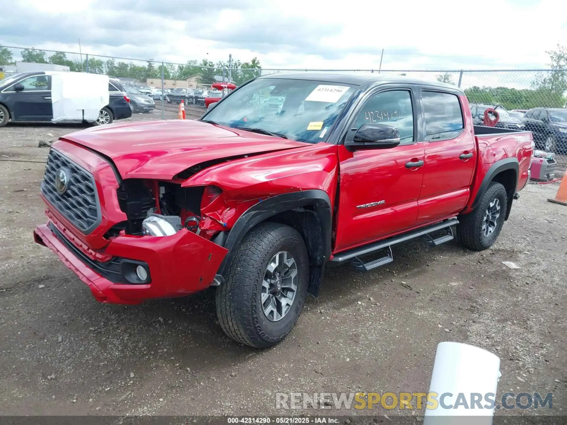 2 Photograph of a damaged car 3TMCZ5AN6PM596605 TOYOTA TACOMA 2023