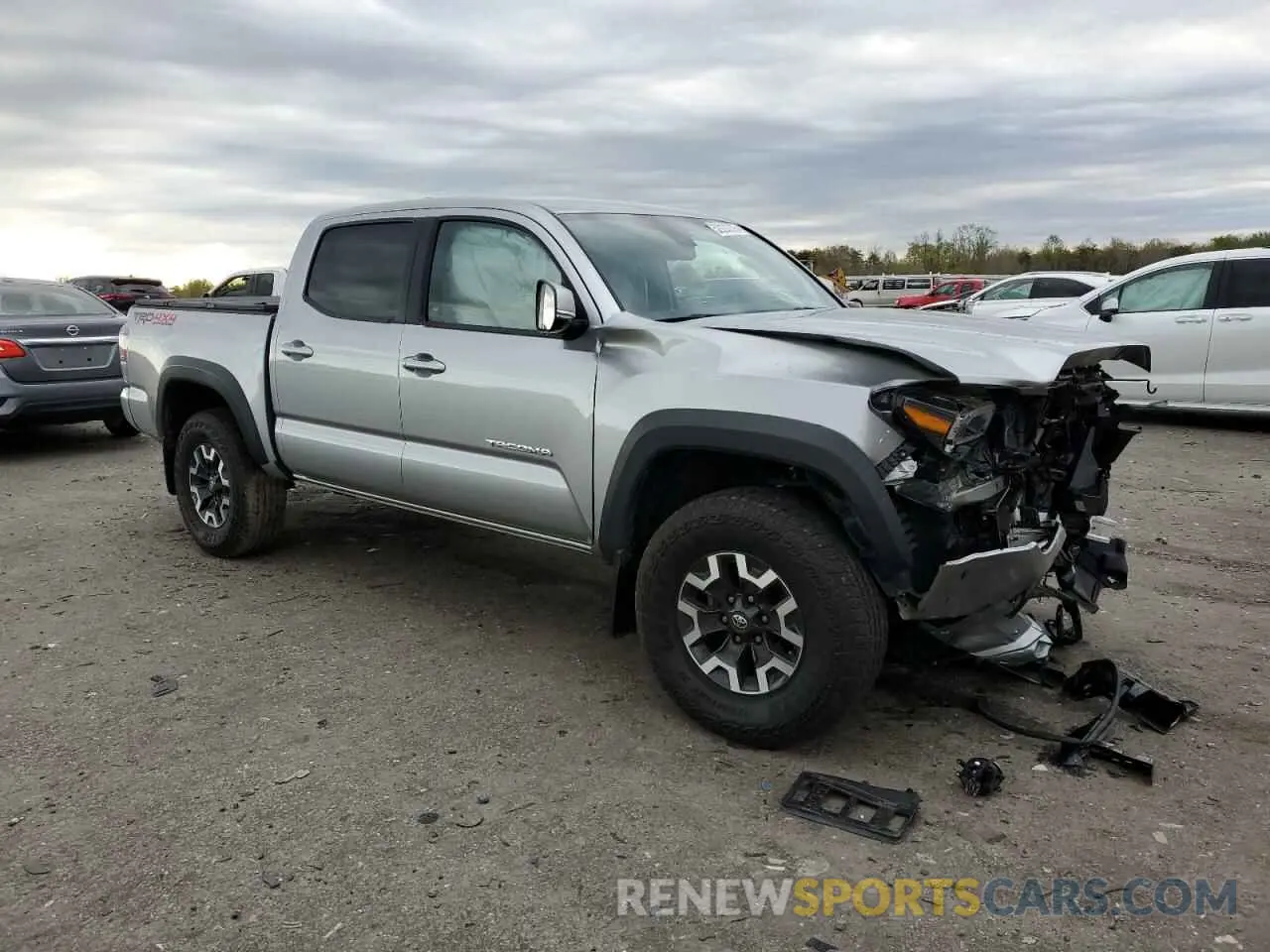 4 Photograph of a damaged car 3TMCZ5AN7PM552497 TOYOTA TACOMA 2023