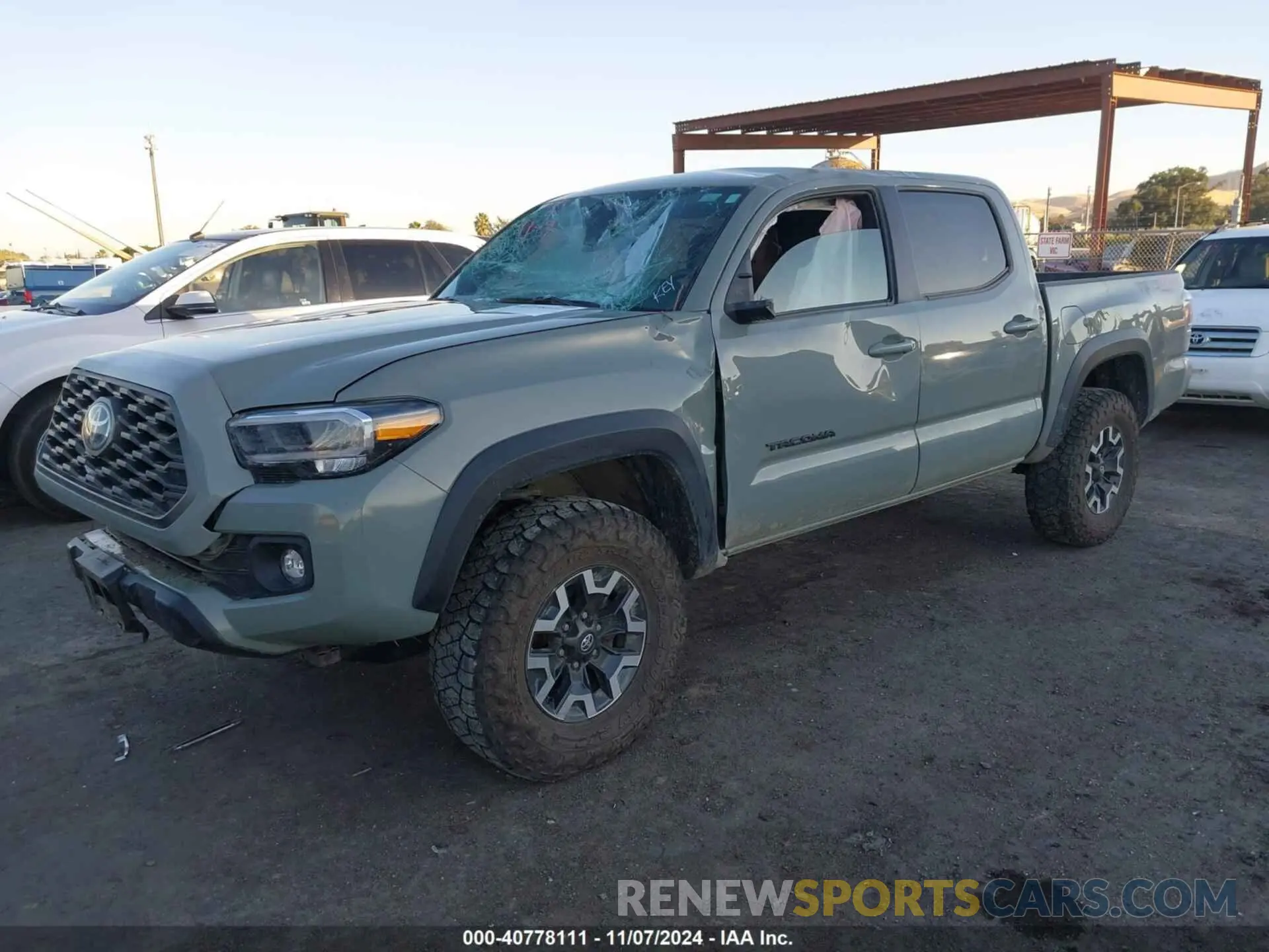 2 Photograph of a damaged car 3TMCZ5AN7PM558462 TOYOTA TACOMA 2023
