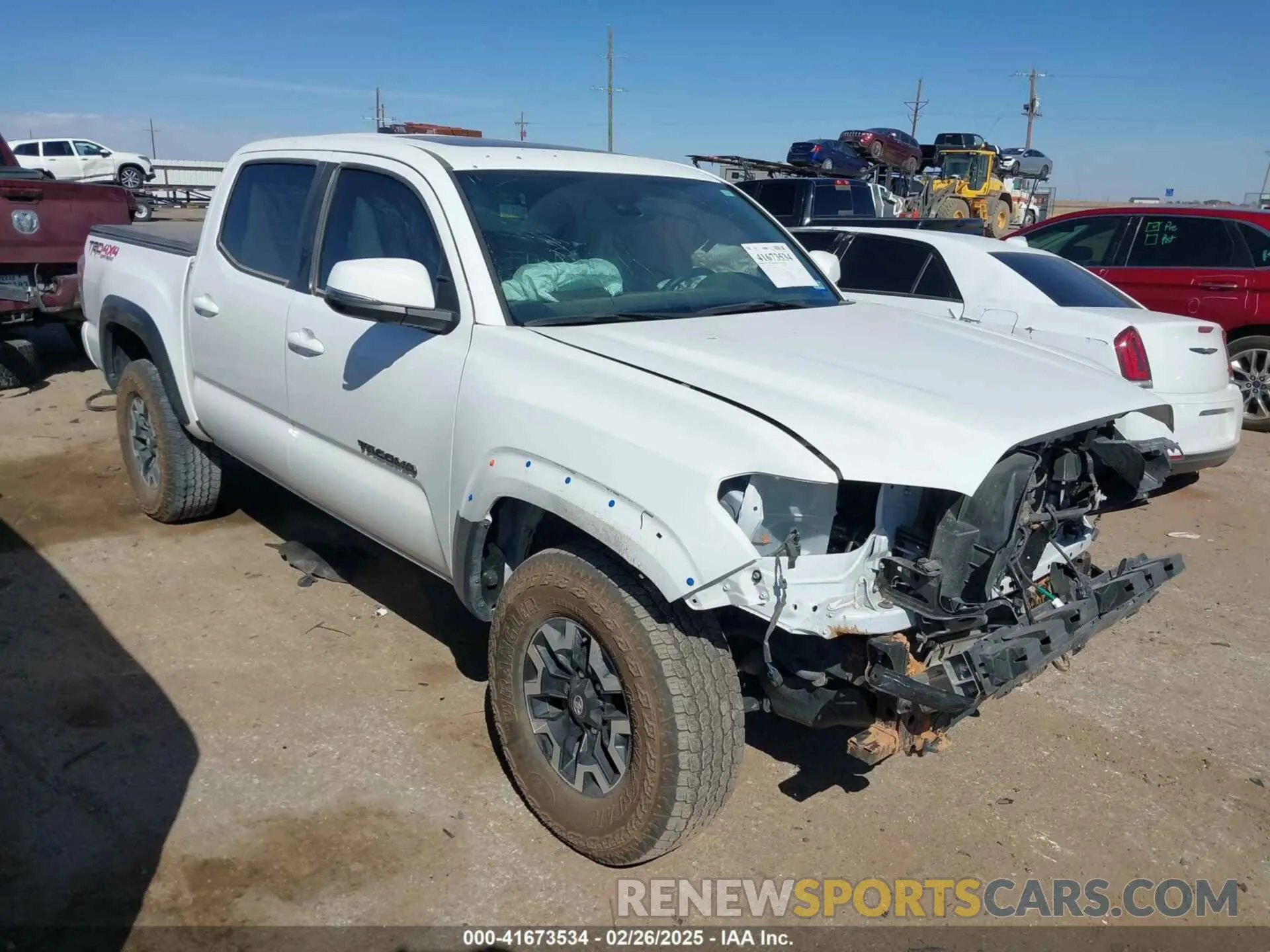 1 Photograph of a damaged car 3TMCZ5AN7PM653250 TOYOTA TACOMA 2023
