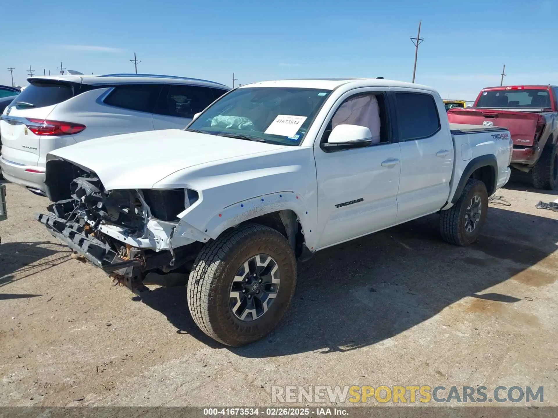 2 Photograph of a damaged car 3TMCZ5AN7PM653250 TOYOTA TACOMA 2023