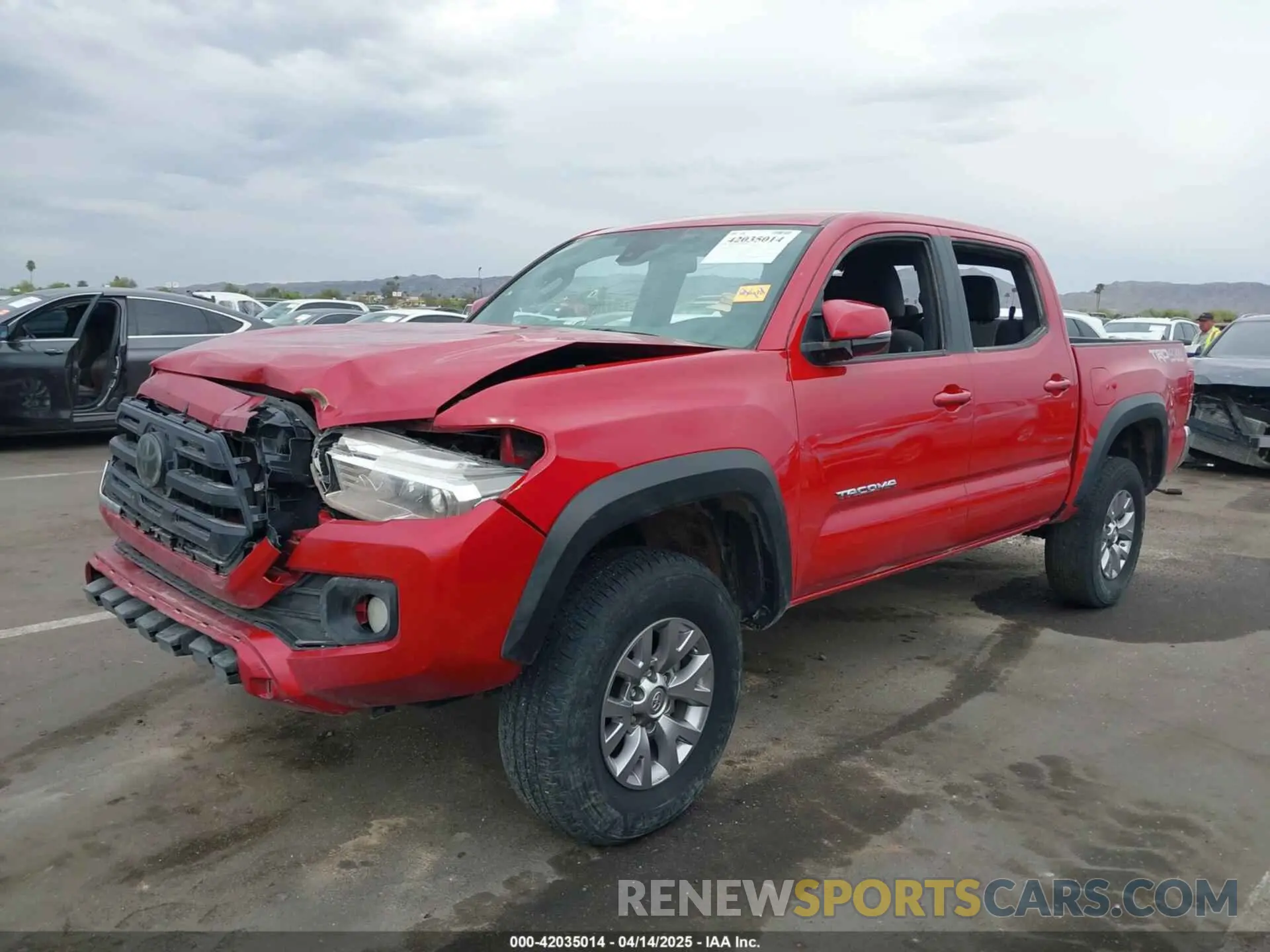 2 Photograph of a damaged car 3TMCZ5AN9PM628155 TOYOTA TACOMA 2023