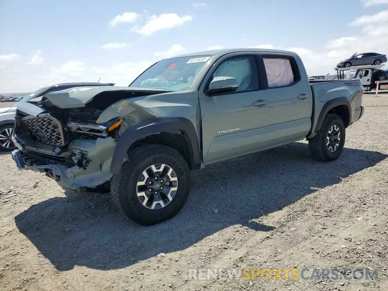 1 Photograph of a damaged car 3TMCZ5ANXPM573733 TOYOTA TACOMA 2023