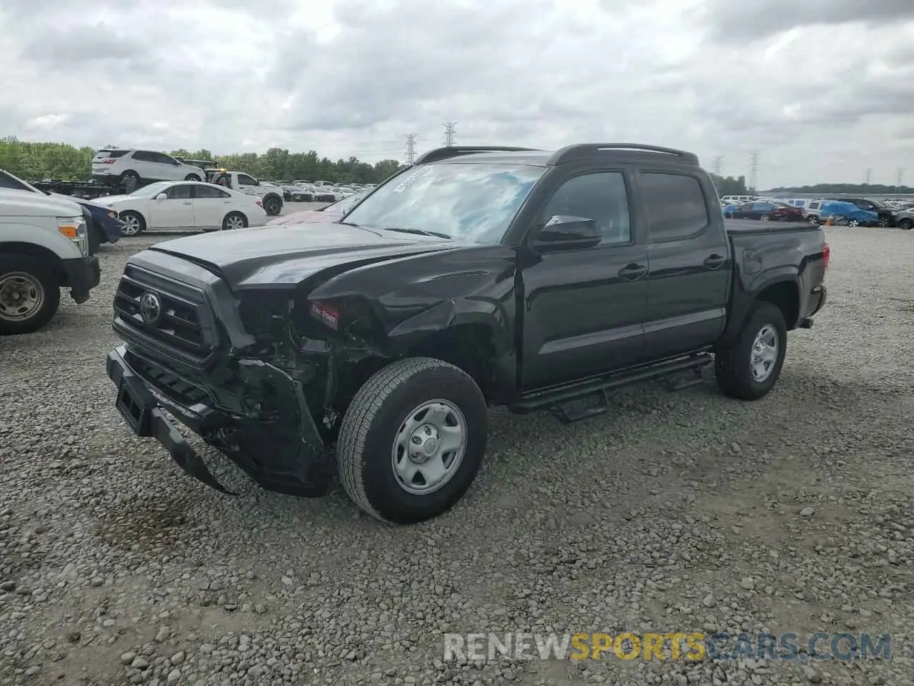 1 Photograph of a damaged car 3TMCZ5ANXPM617245 TOYOTA TACOMA 2023