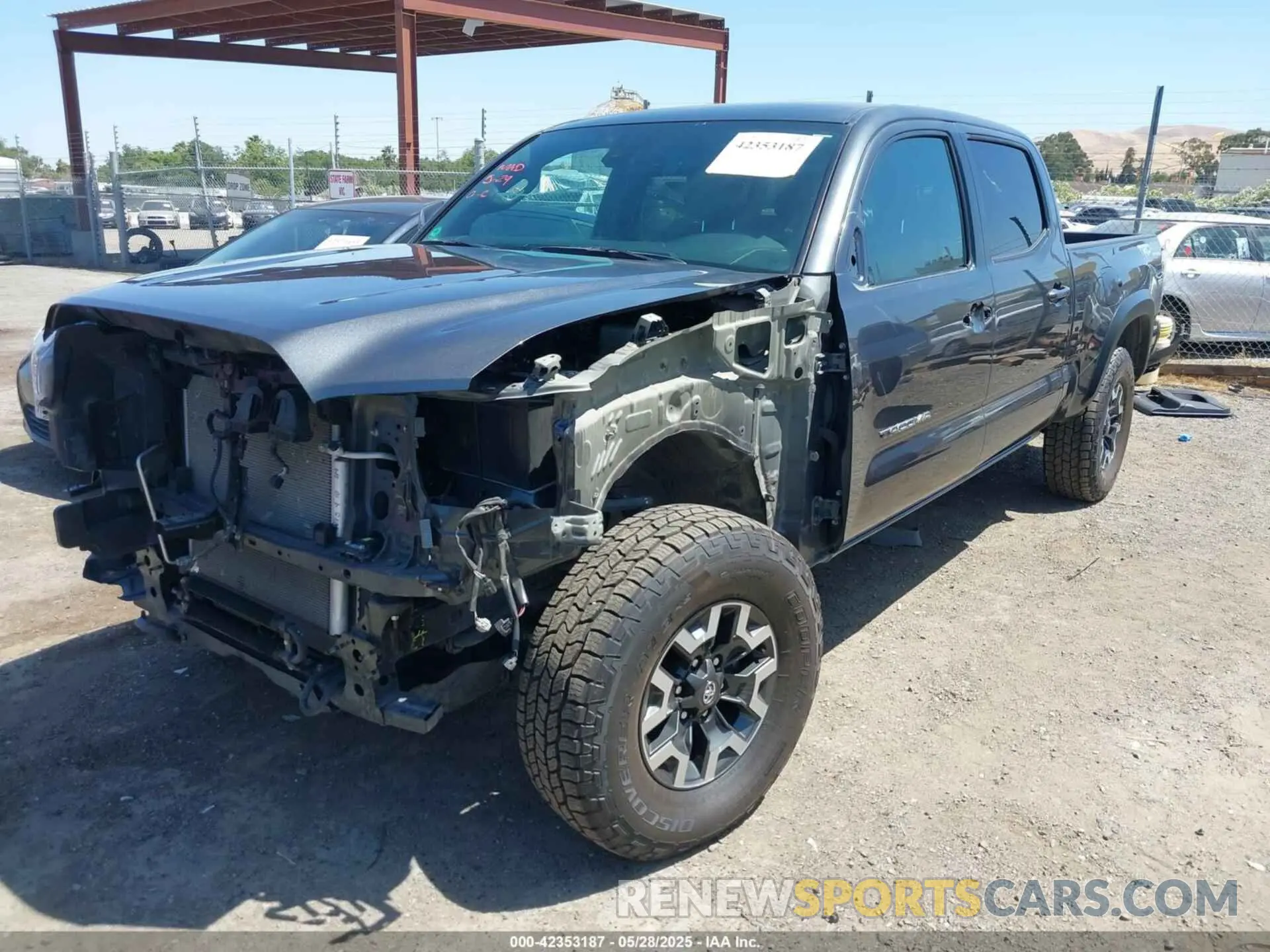2 Photograph of a damaged car 3TMDZ5BN6PM153633 TOYOTA TACOMA 2023