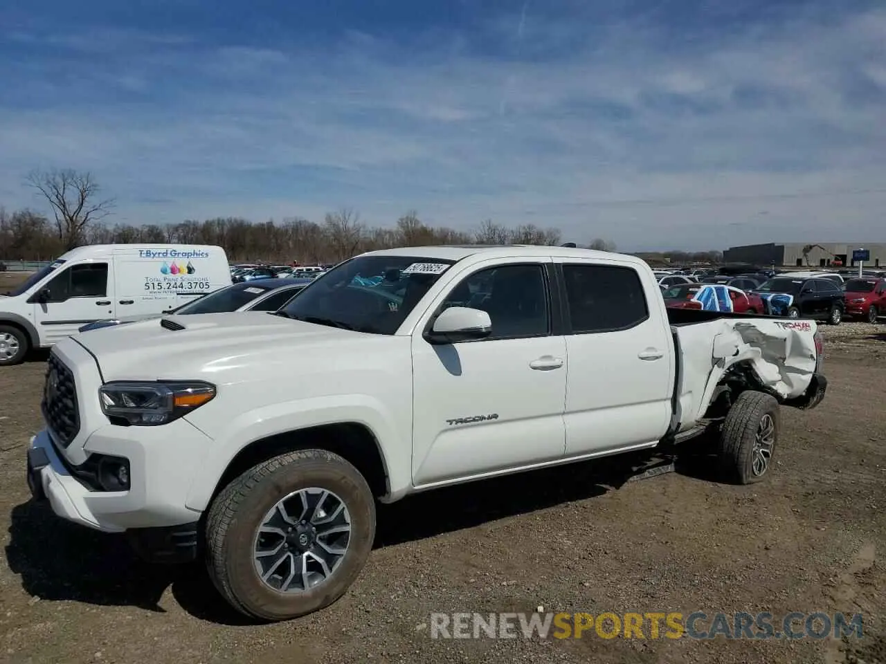 1 Photograph of a damaged car 3TMDZ5BN7PM154628 TOYOTA TACOMA 2023