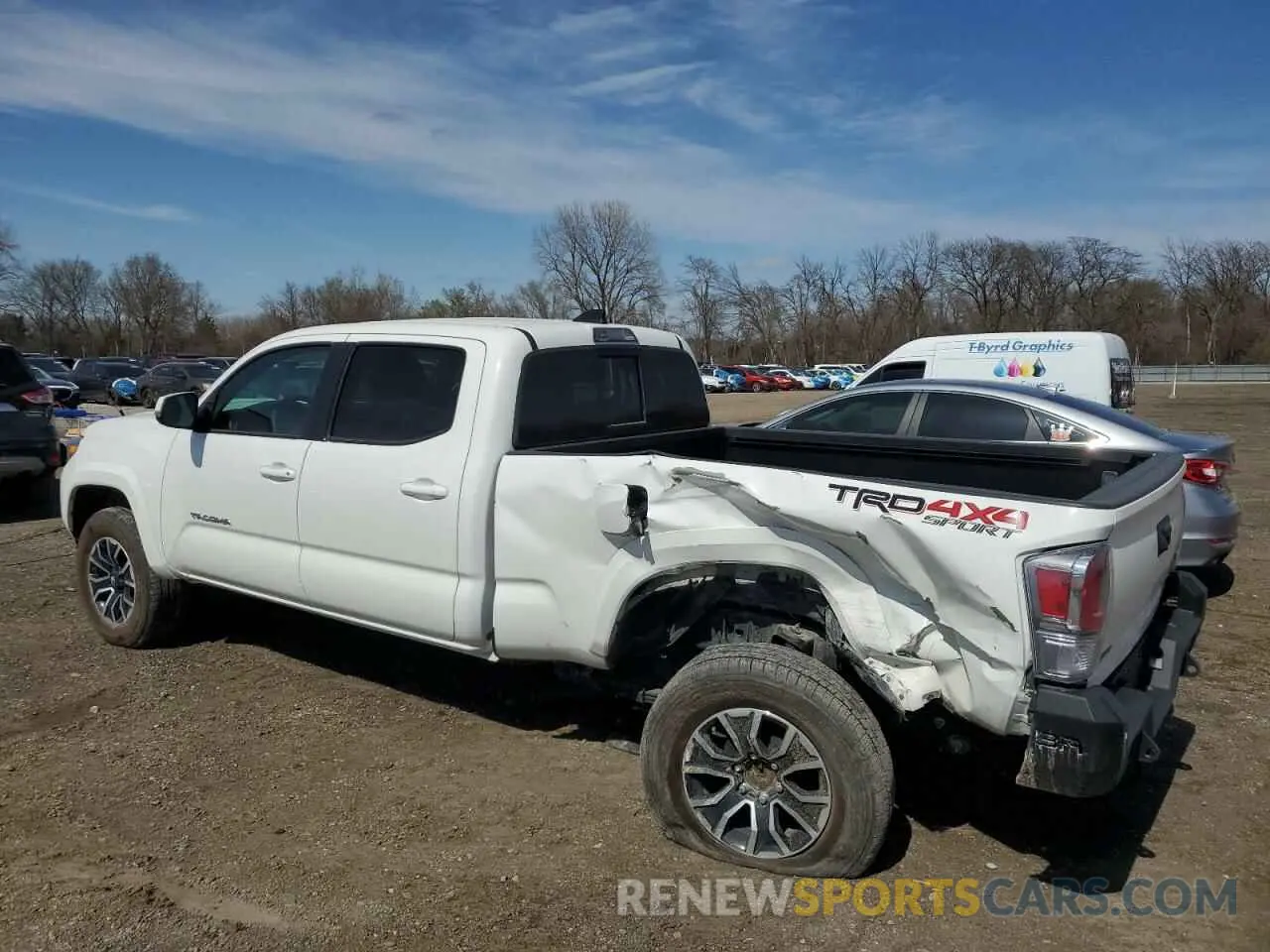 2 Photograph of a damaged car 3TMDZ5BN7PM154628 TOYOTA TACOMA 2023