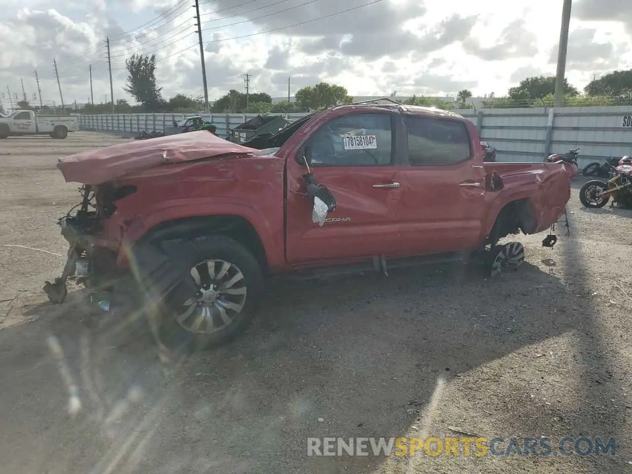 1 Photograph of a damaged car 3TMEZ5CN6PM209119 TOYOTA TACOMA 2023