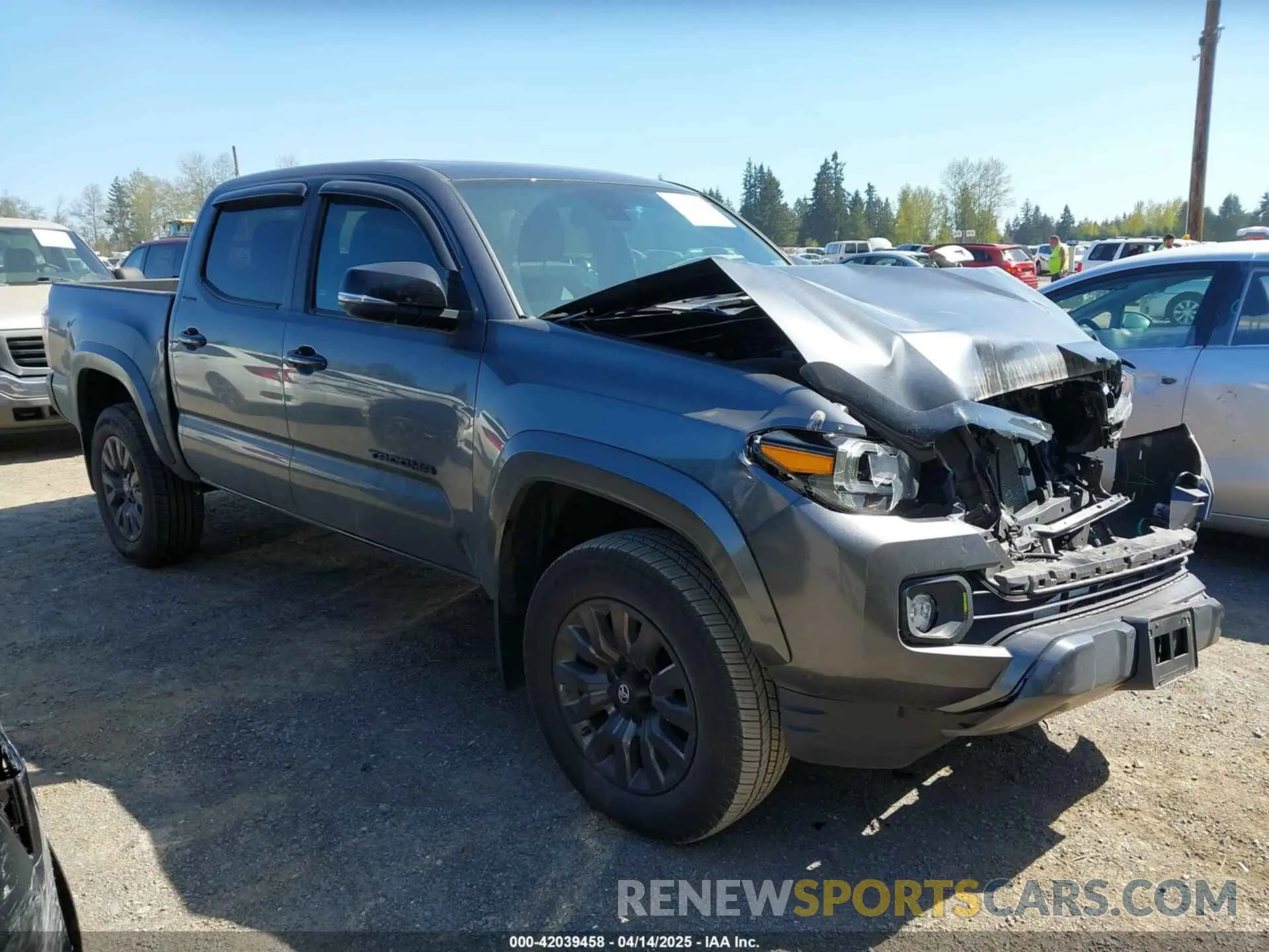 1 Photograph of a damaged car 3TMGZ5AN8PM635244 TOYOTA TACOMA 2023