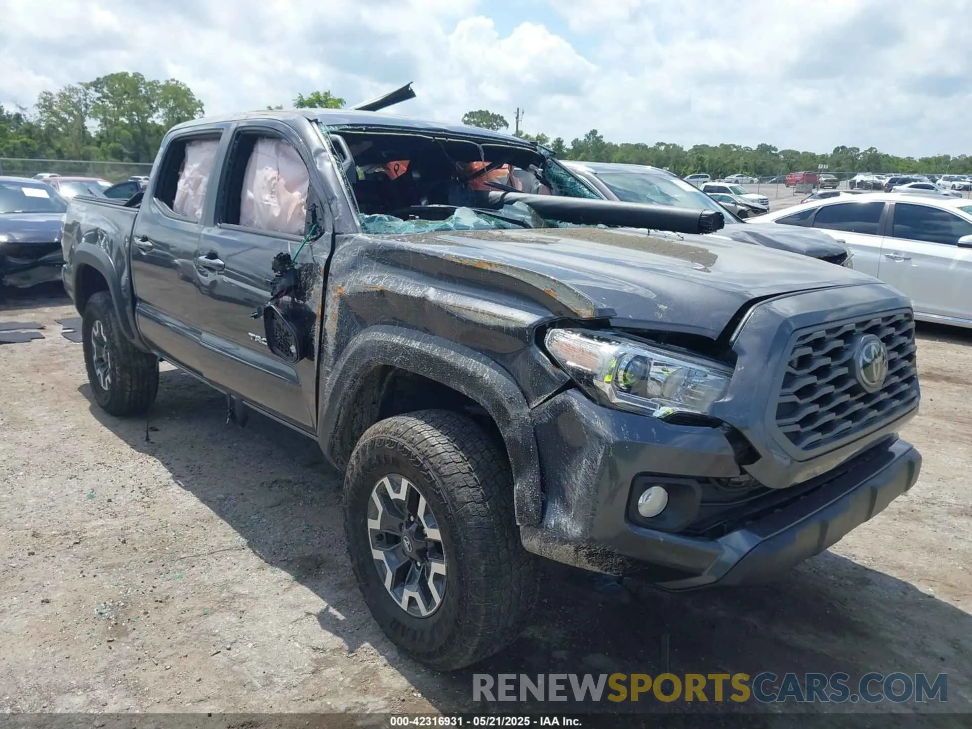 1 Photograph of a damaged car 3TYAZ5CN6PT042084 TOYOTA TACOMA 2023