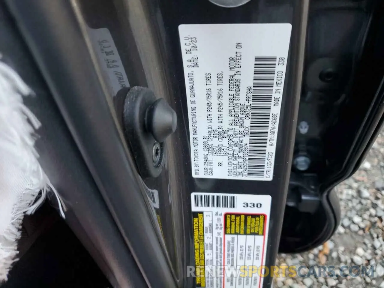 13 Photograph of a damaged car 3TYAZ5CN9PT039874 TOYOTA TACOMA 2023